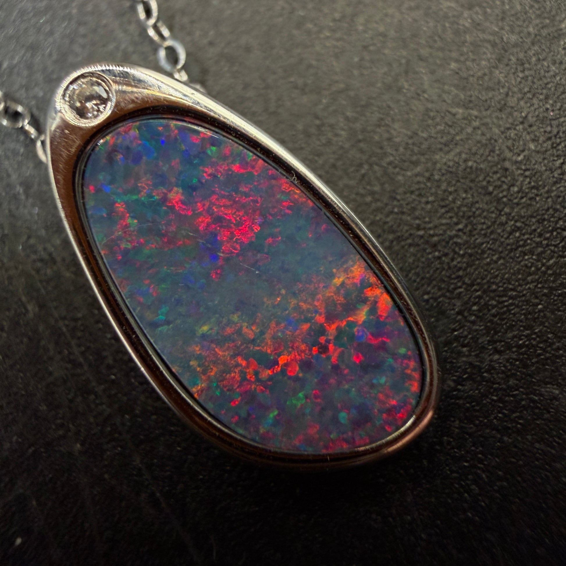 Australian Boulder Opal S925 Necklace
