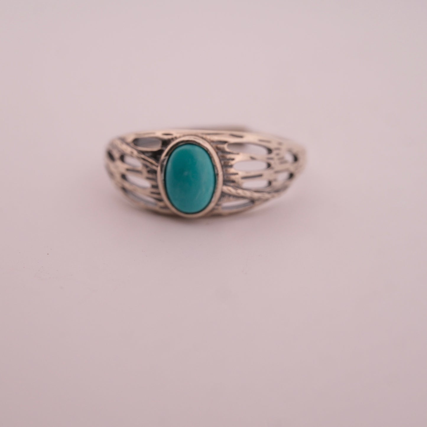 Turquoise S925 Adjustable Ring