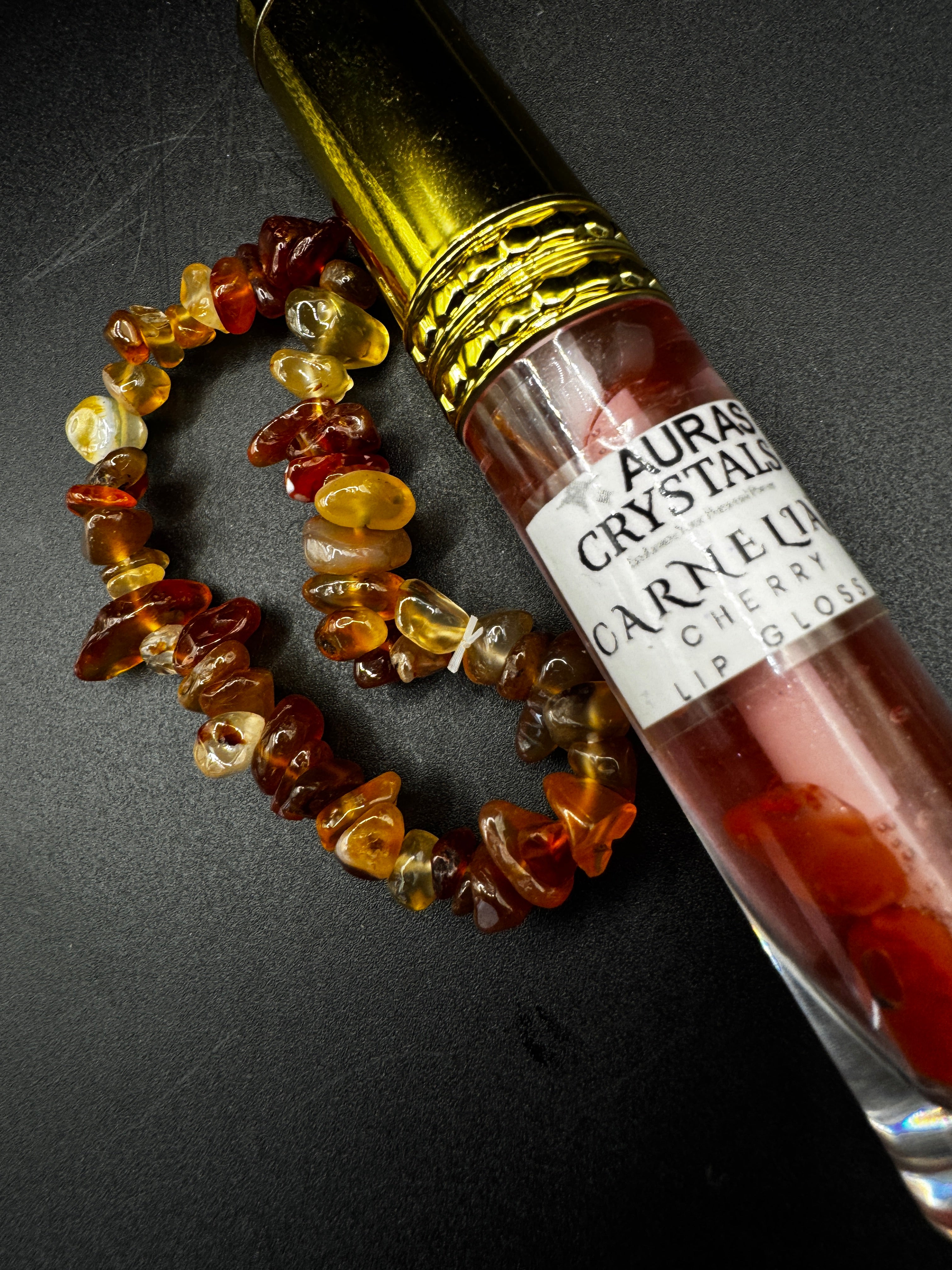 Carnelian Lip and Bracelet Bundle