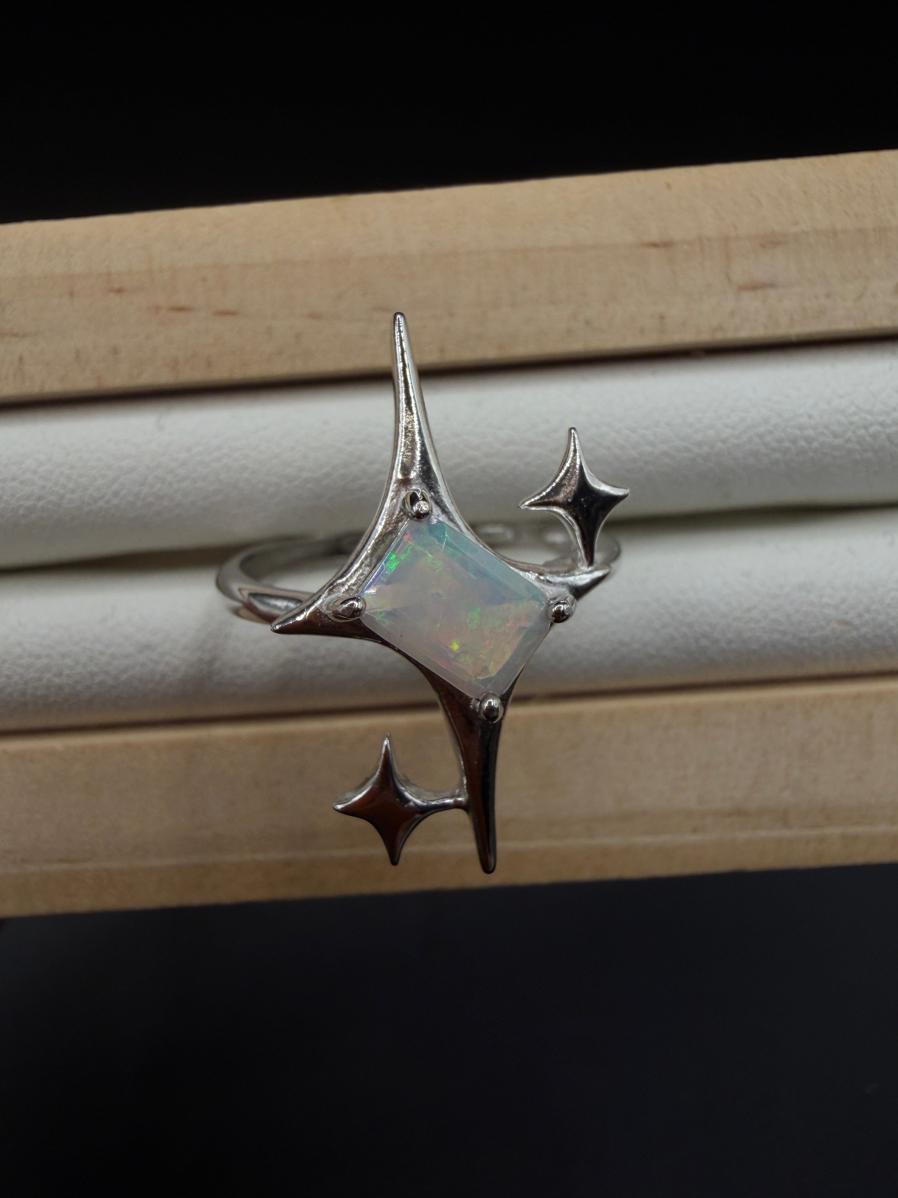 Opal Signature Star Ring