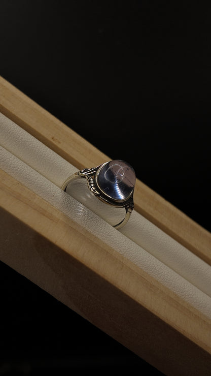 Fluorite S925 Adjustable Ring