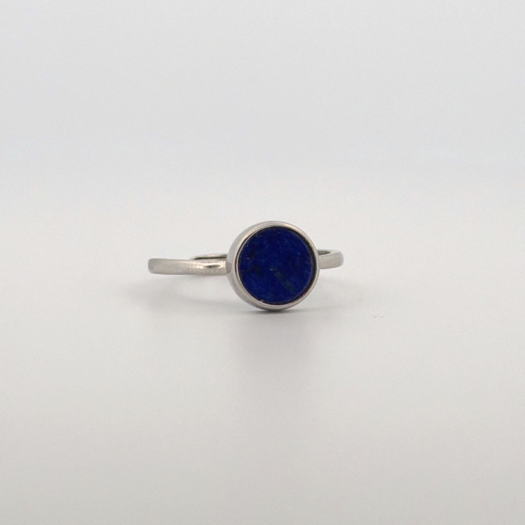 Lapis Lazuli S925 Adjustable Ring