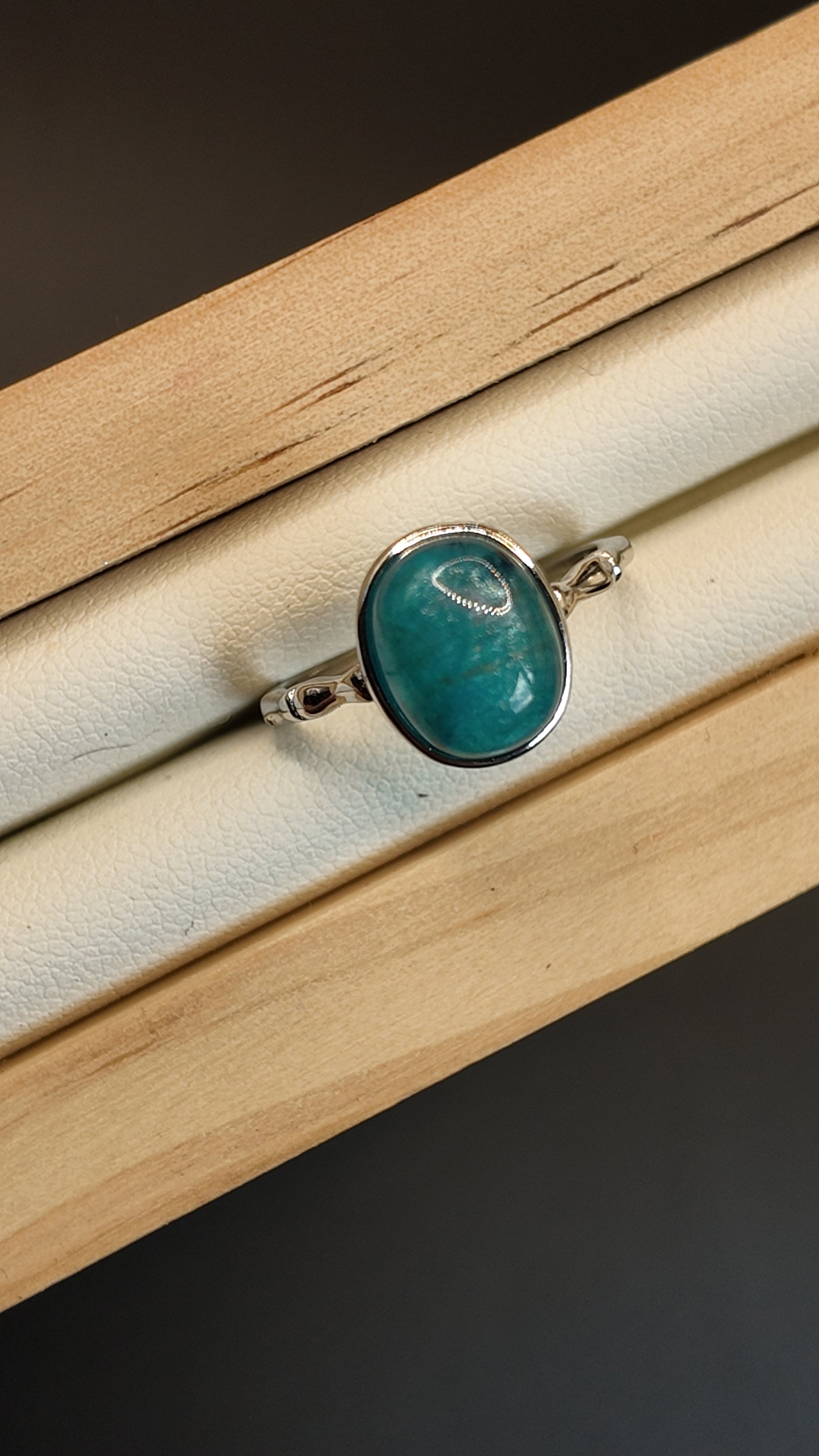 Apatite S925 Adjustable Ring