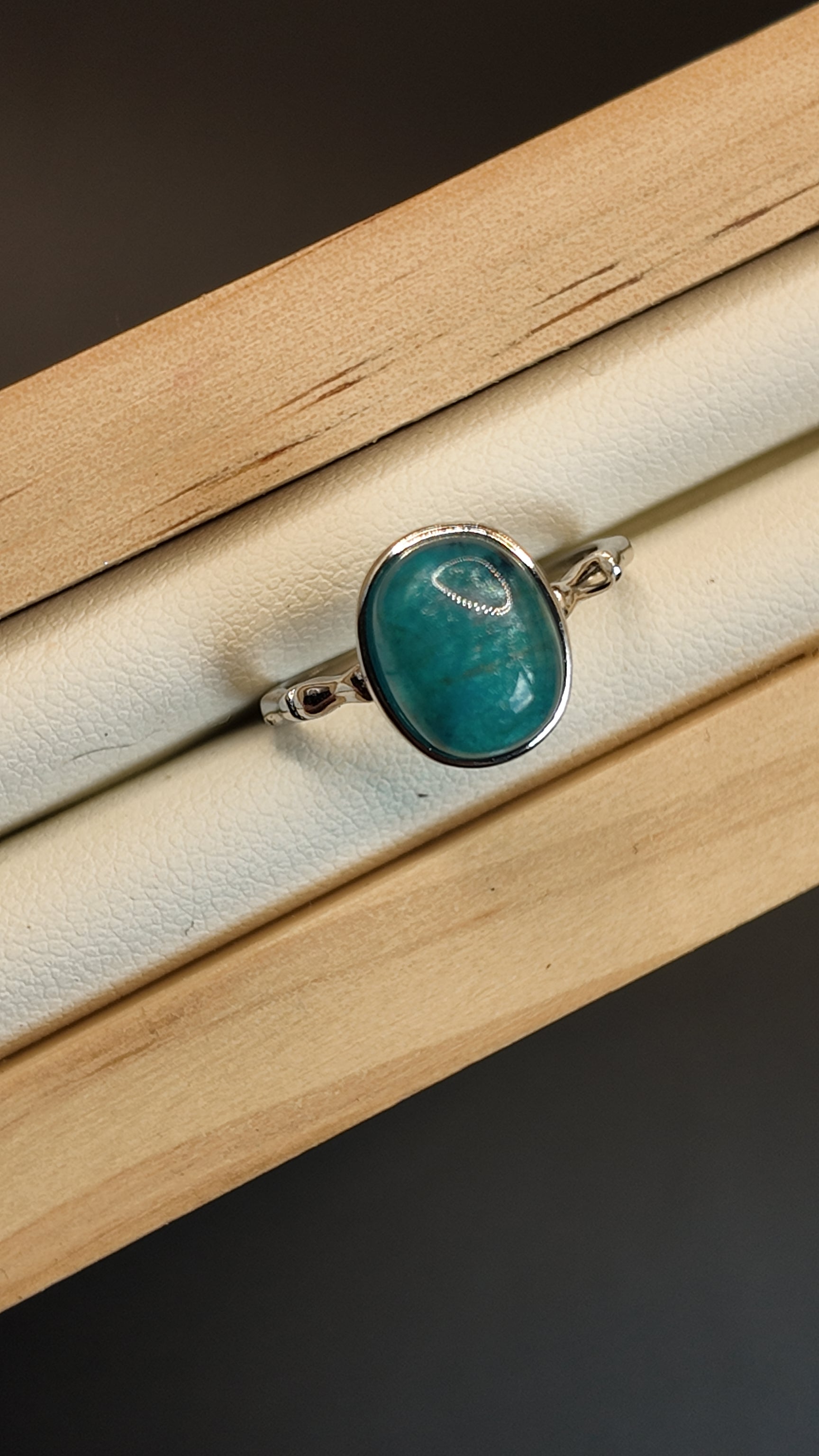 Apatite S925 Adjustable Ring