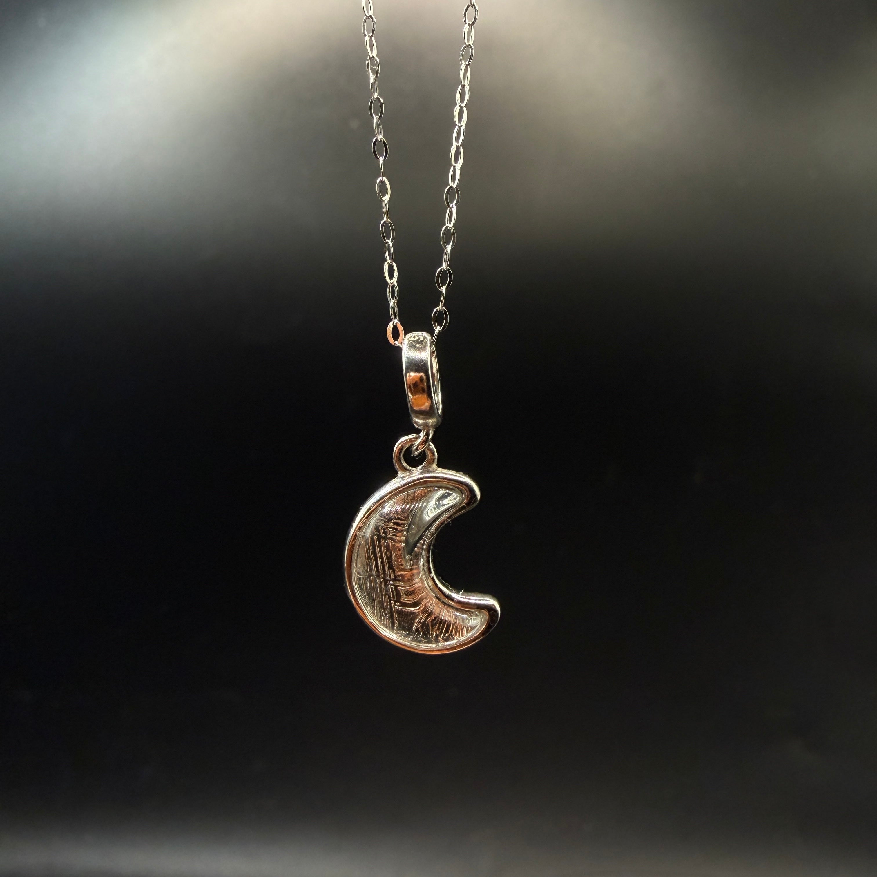 Moon Muonionalusta Tektite S925 Necklace