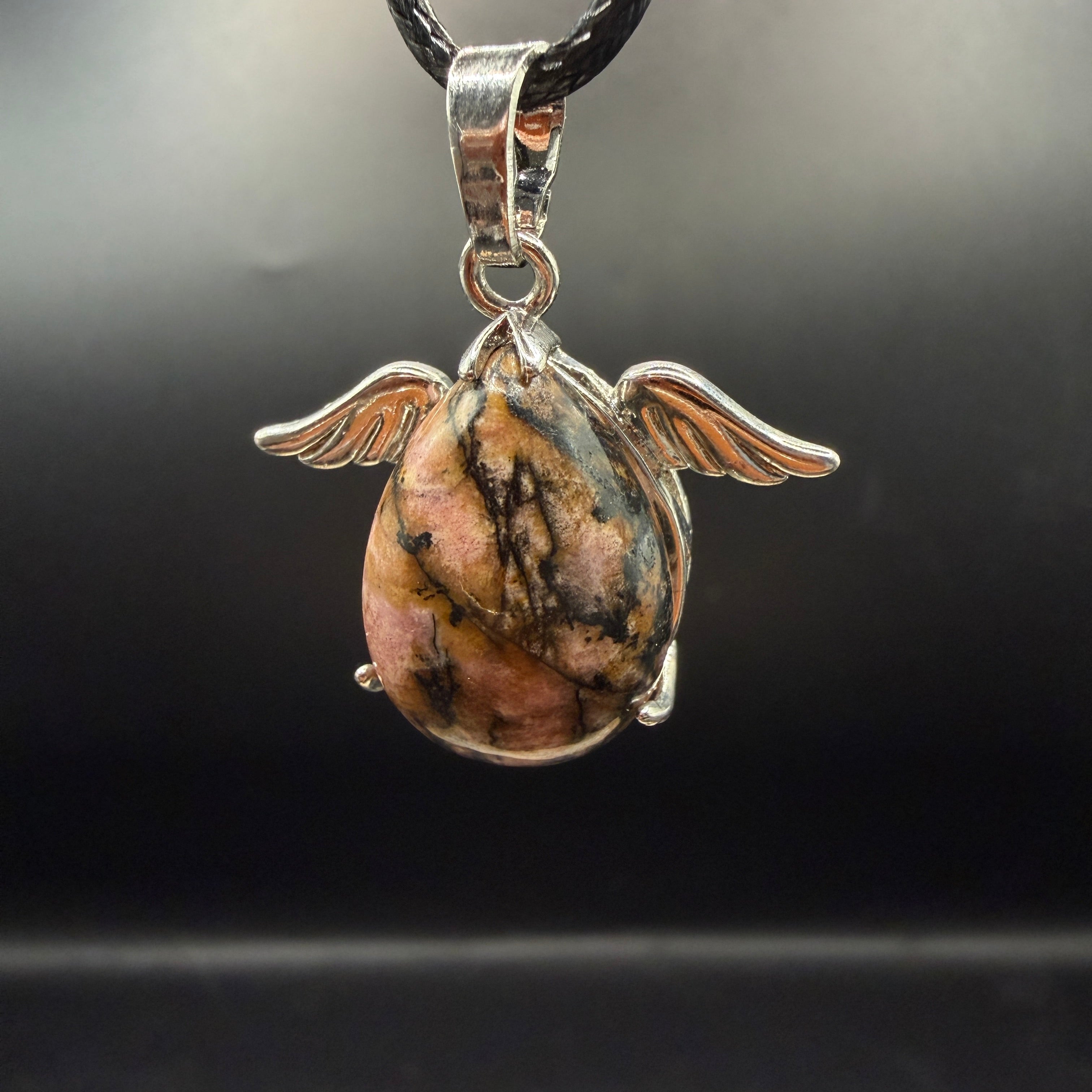 Rhodonite Wings Necklace