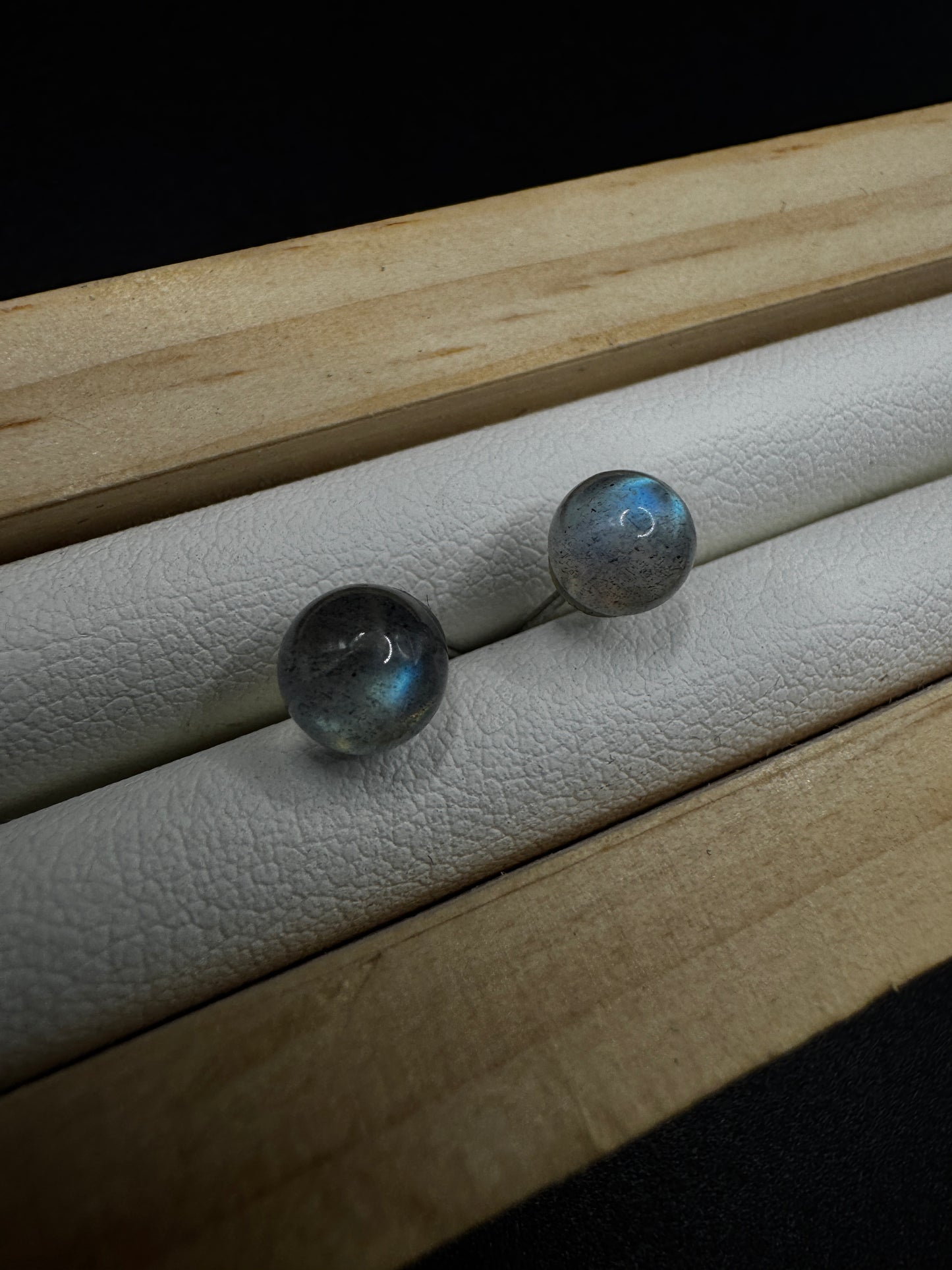 Labradorite Stud Earrings