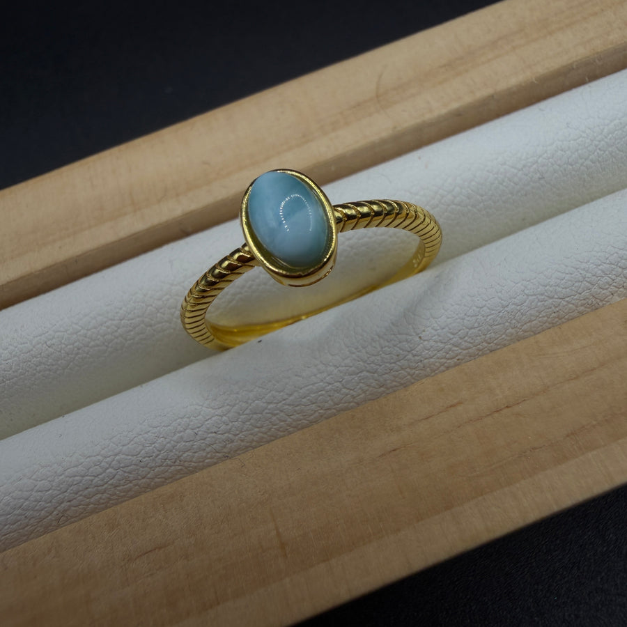 Larimar S925 Adjustable Ring