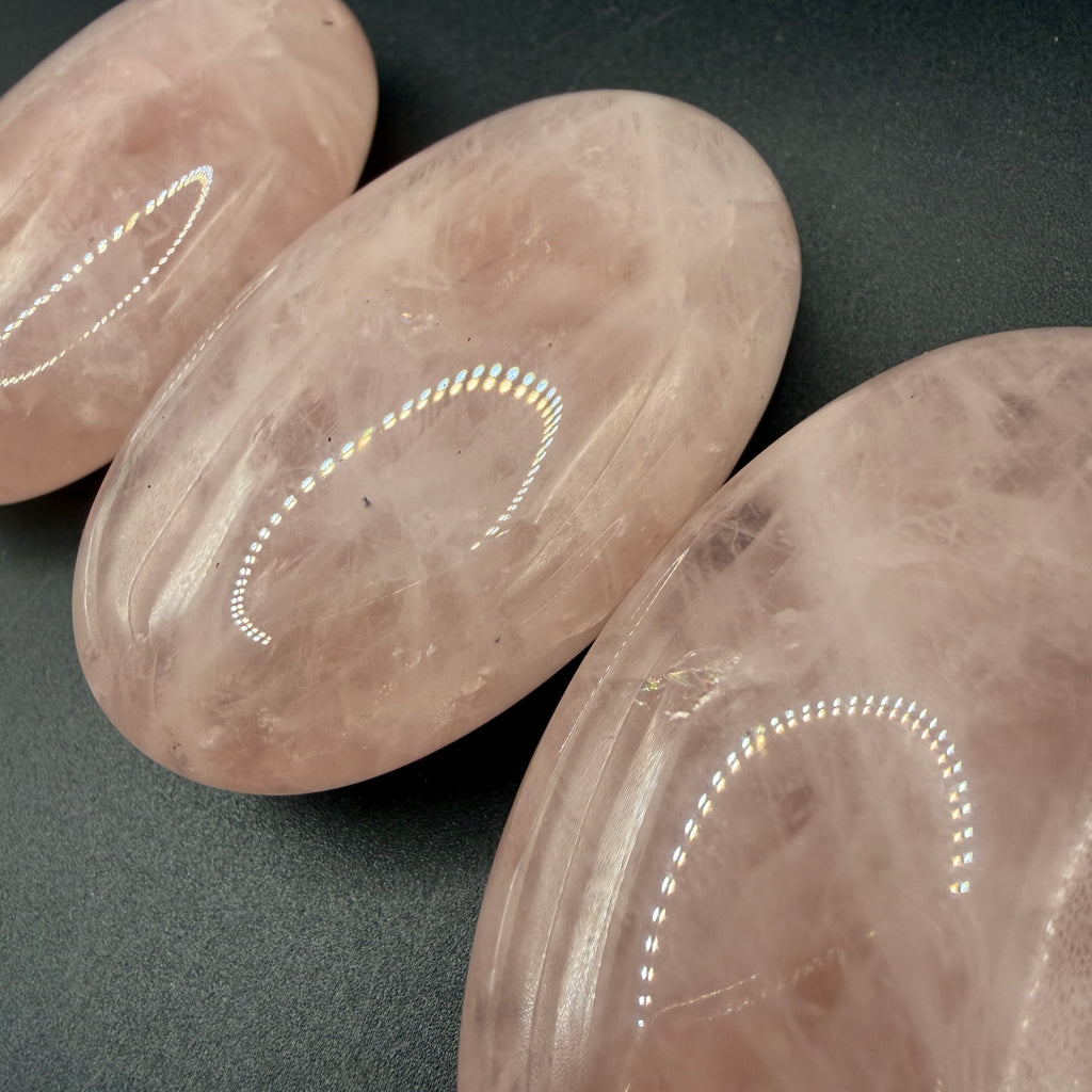 Rose Quartz Palm Stone