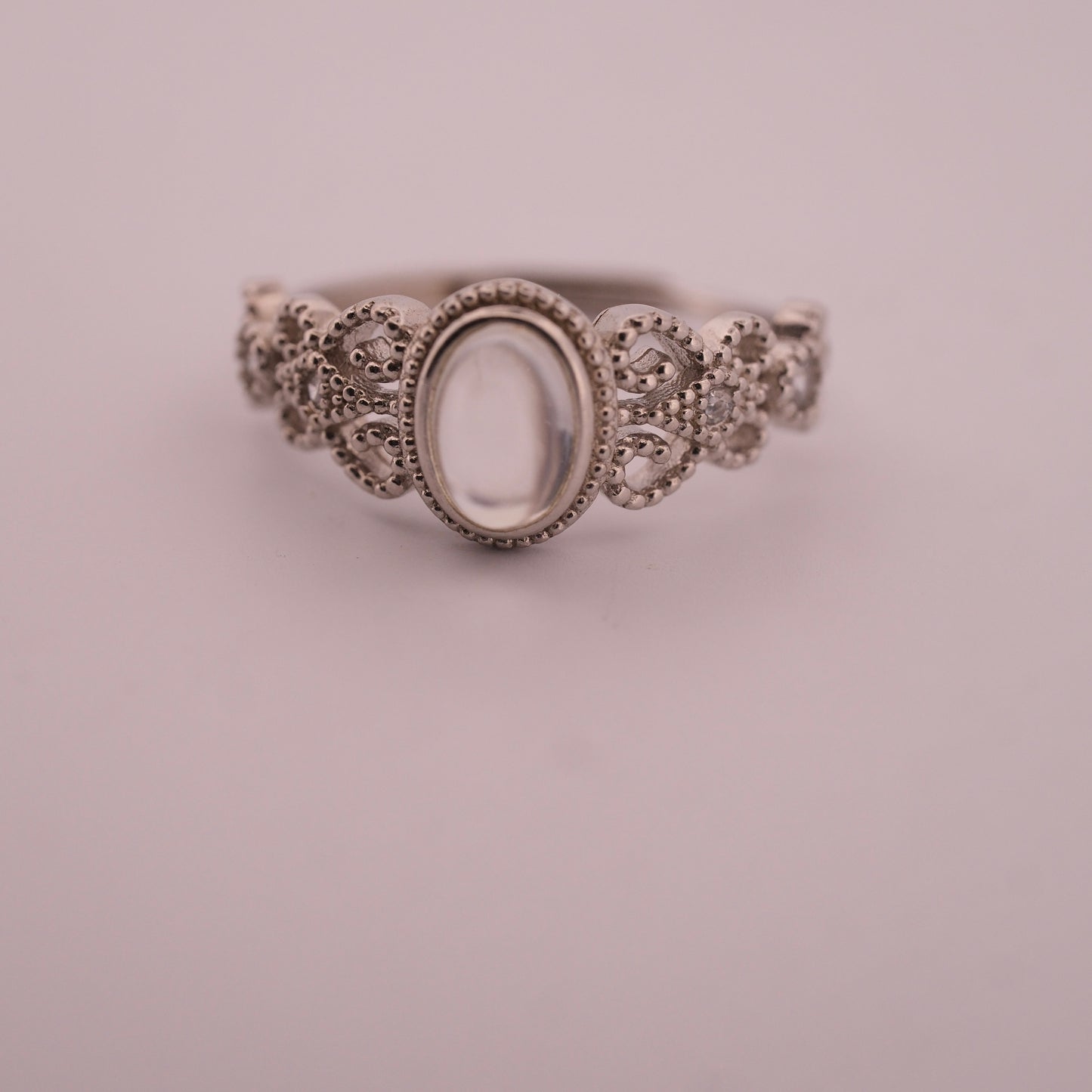 Moonstone S925 Adjustable Ring