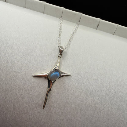 Labradorite Star S925 Necklace
