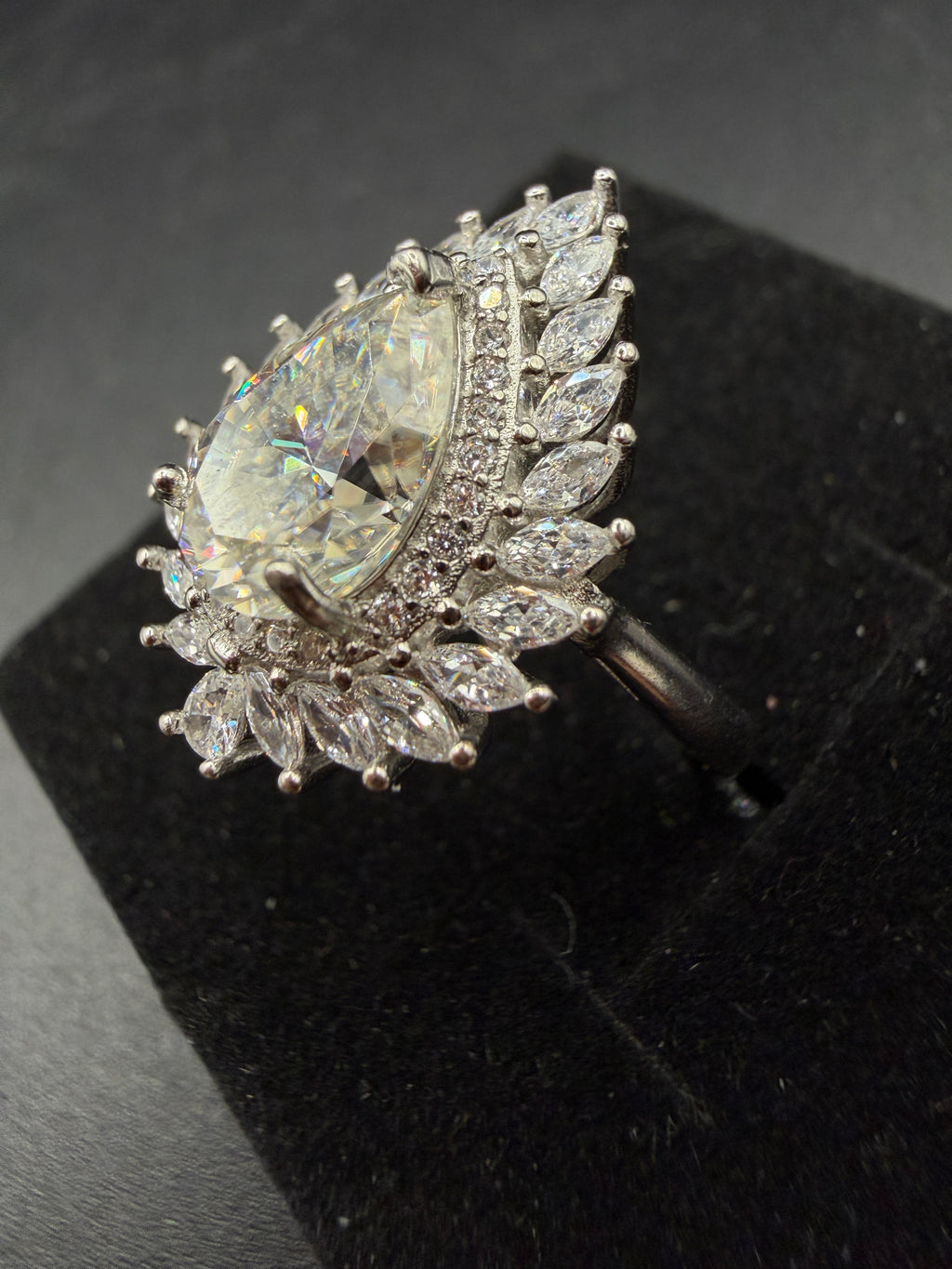 Moissanite S925 Certified Adjustable Ring