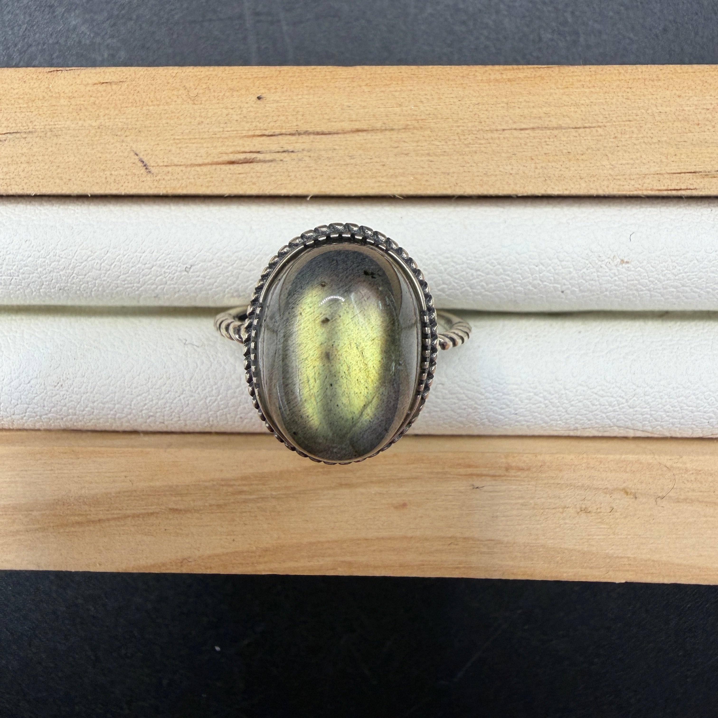 Labradorite S925 Adjustable Ring
