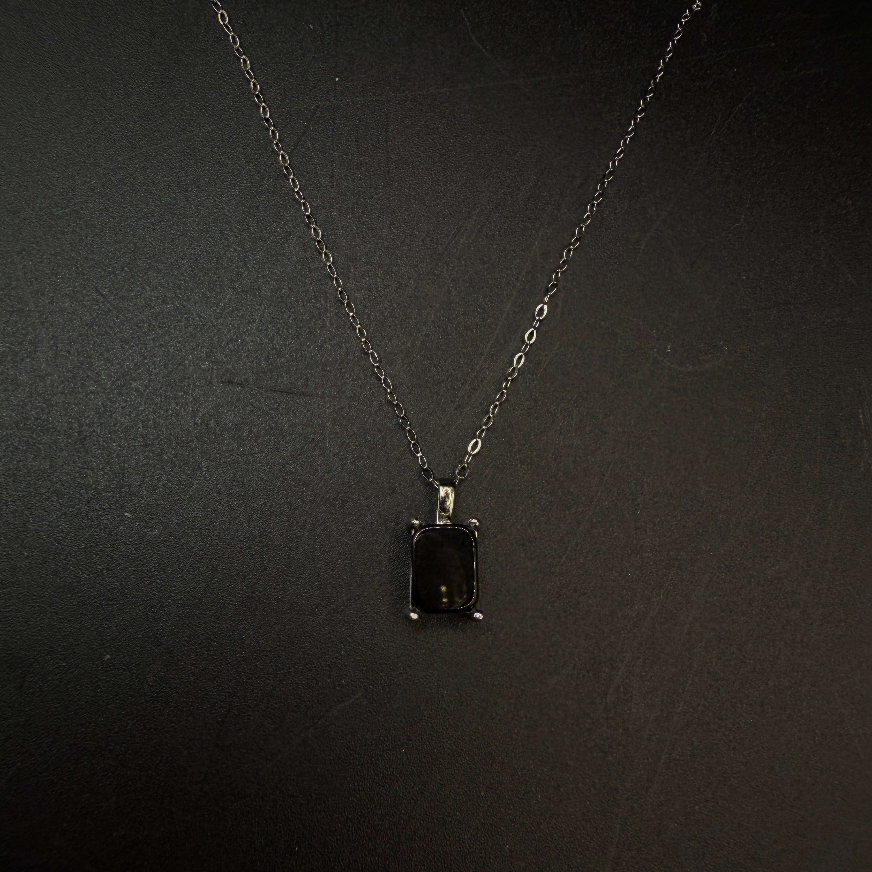 Cintamani Stone Saffordite S925 Certified Necklace