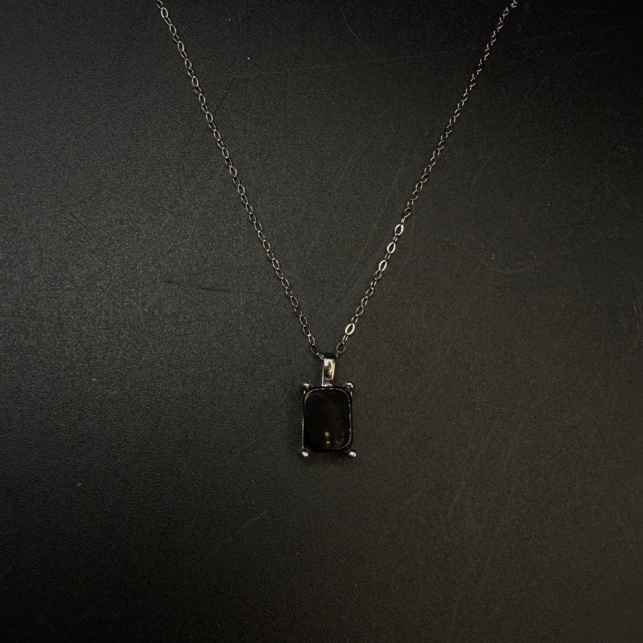 Cintamani Stone Saffordite S925 Certified Necklace