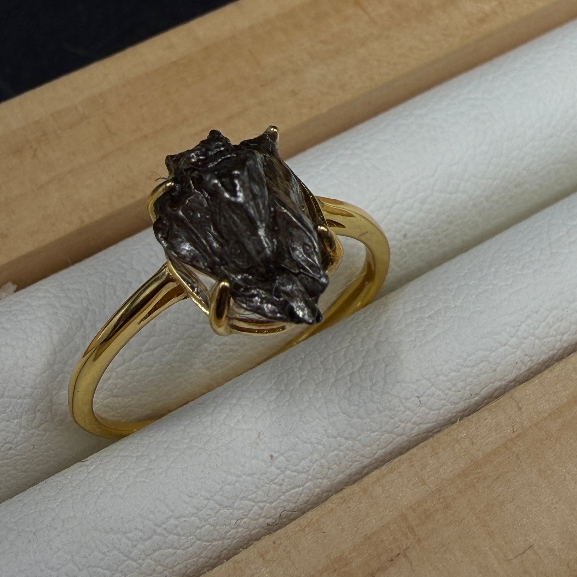 Argentina Iron Meteorite S925 Ring