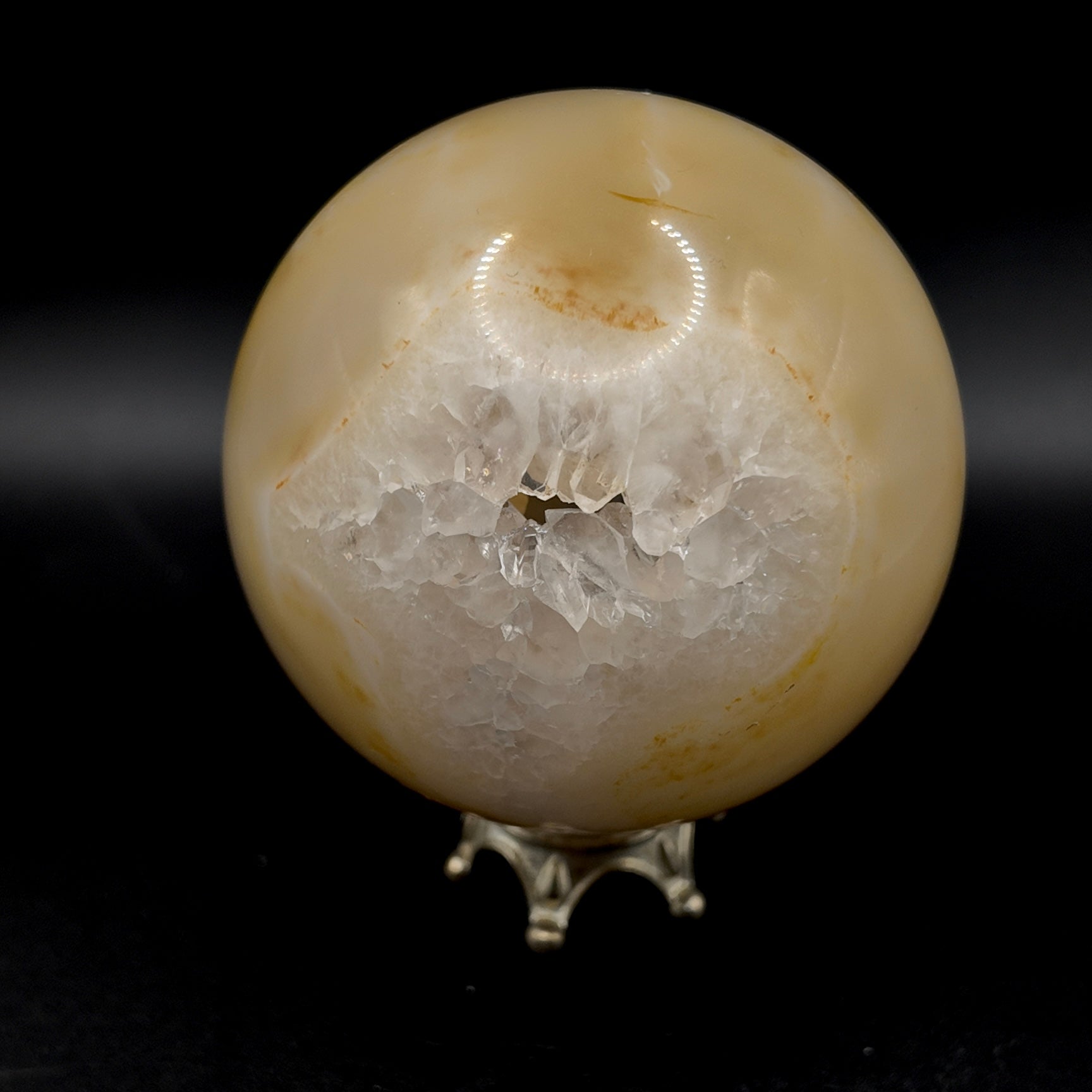 Druzy Quartz Sphere