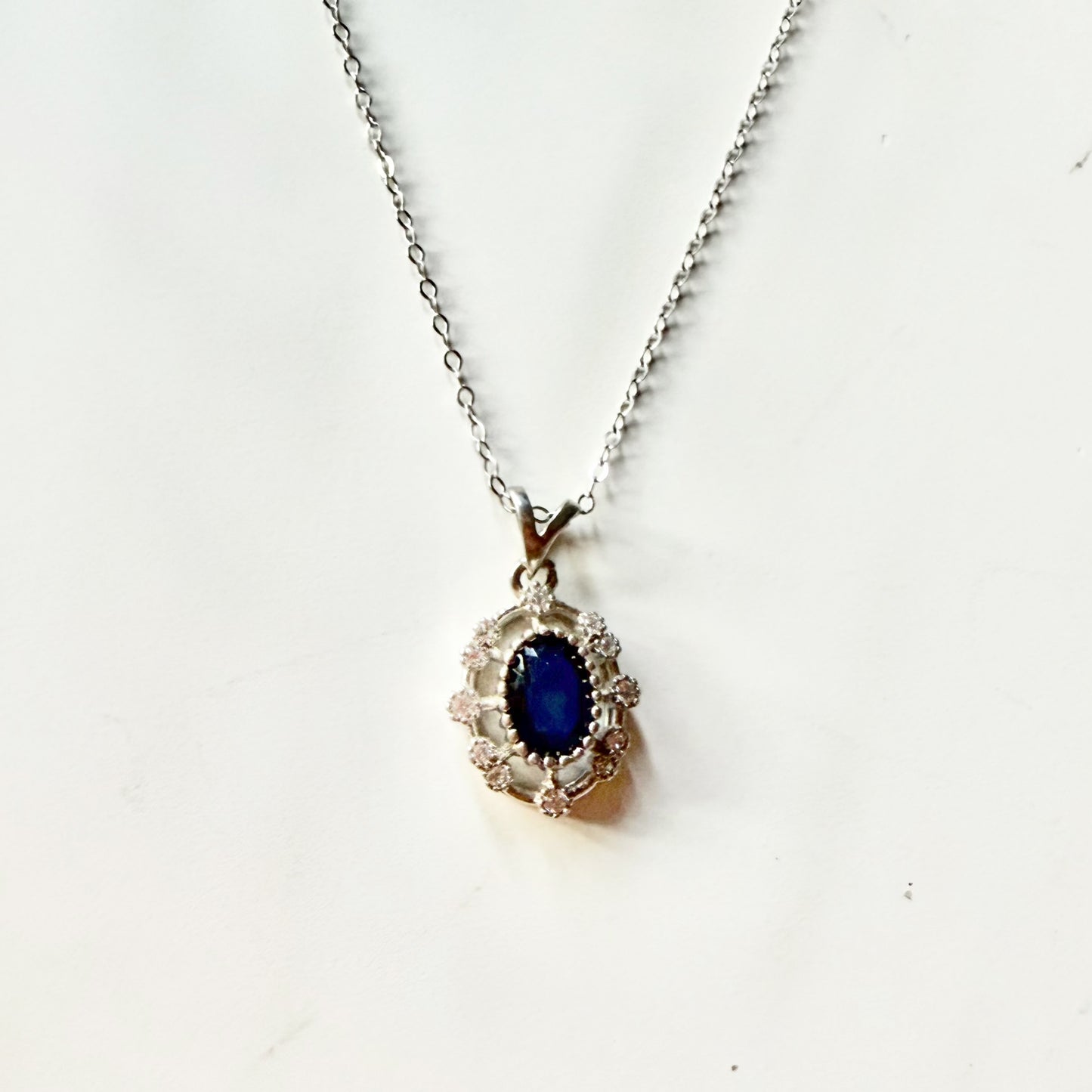 Sapphire S925 Necklace