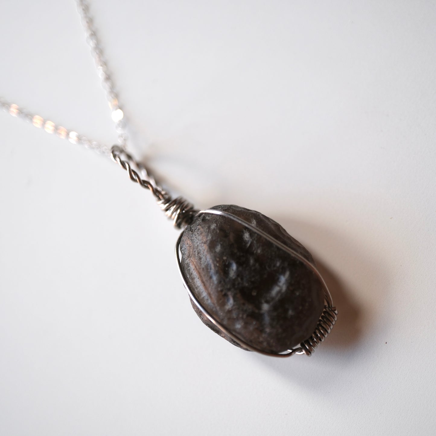 Colombianite Pseudo Tektite Necklace