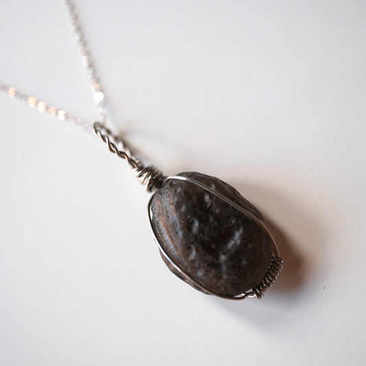 Colombianite Pseudo Tektite Necklace