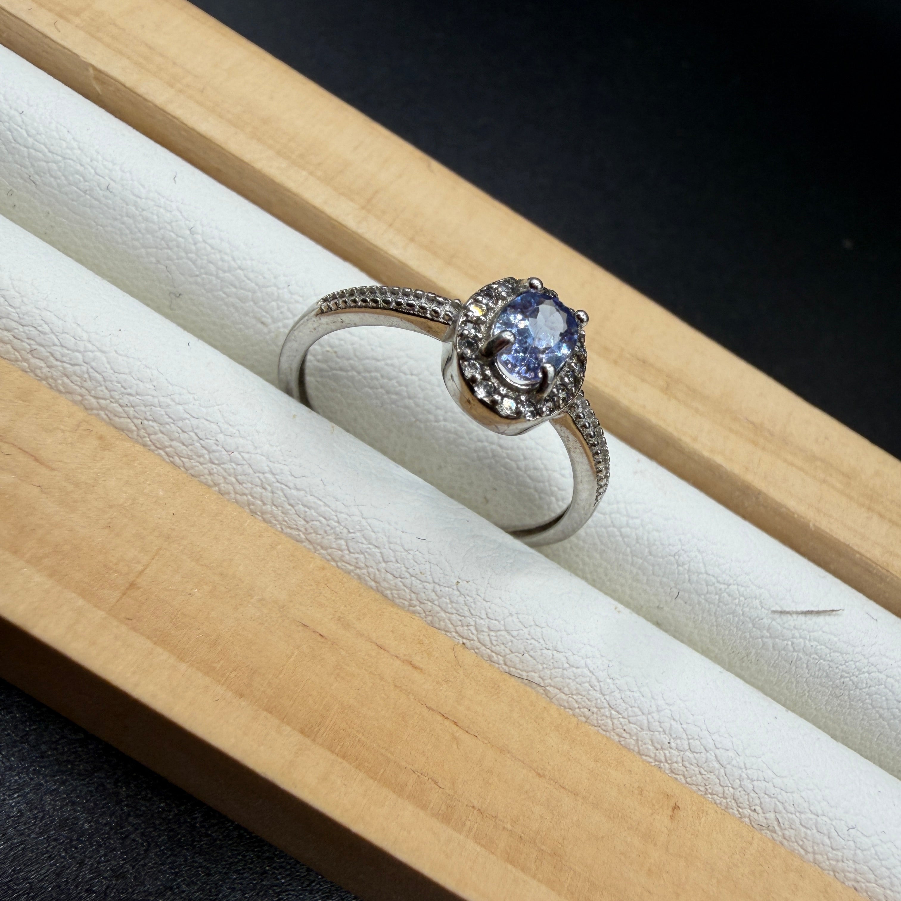 Tanzanite S925 Adjustable Ring