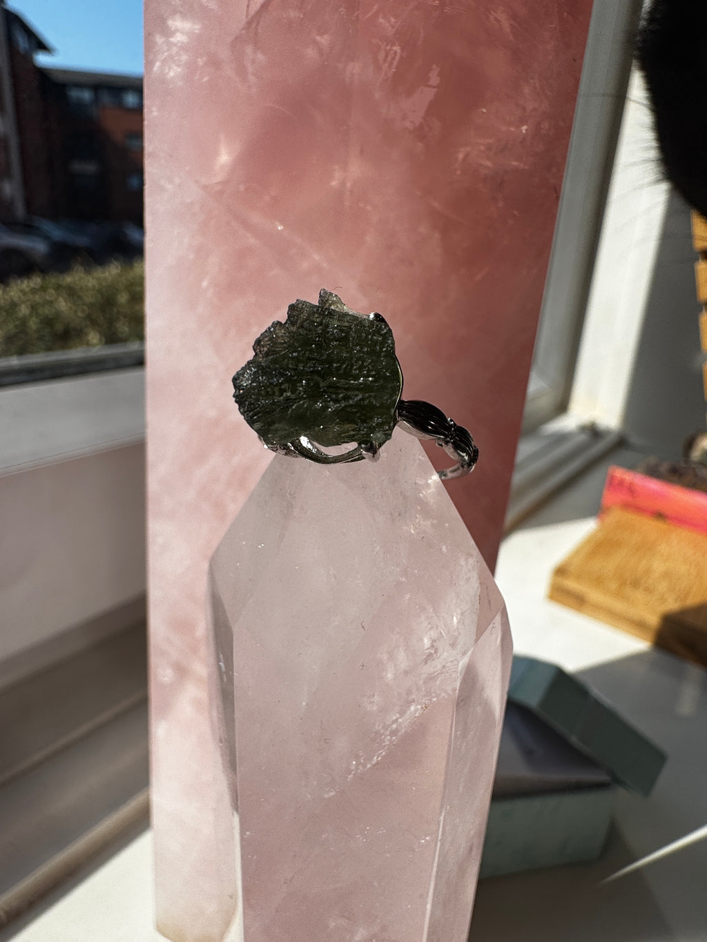 Moldavite Ring
