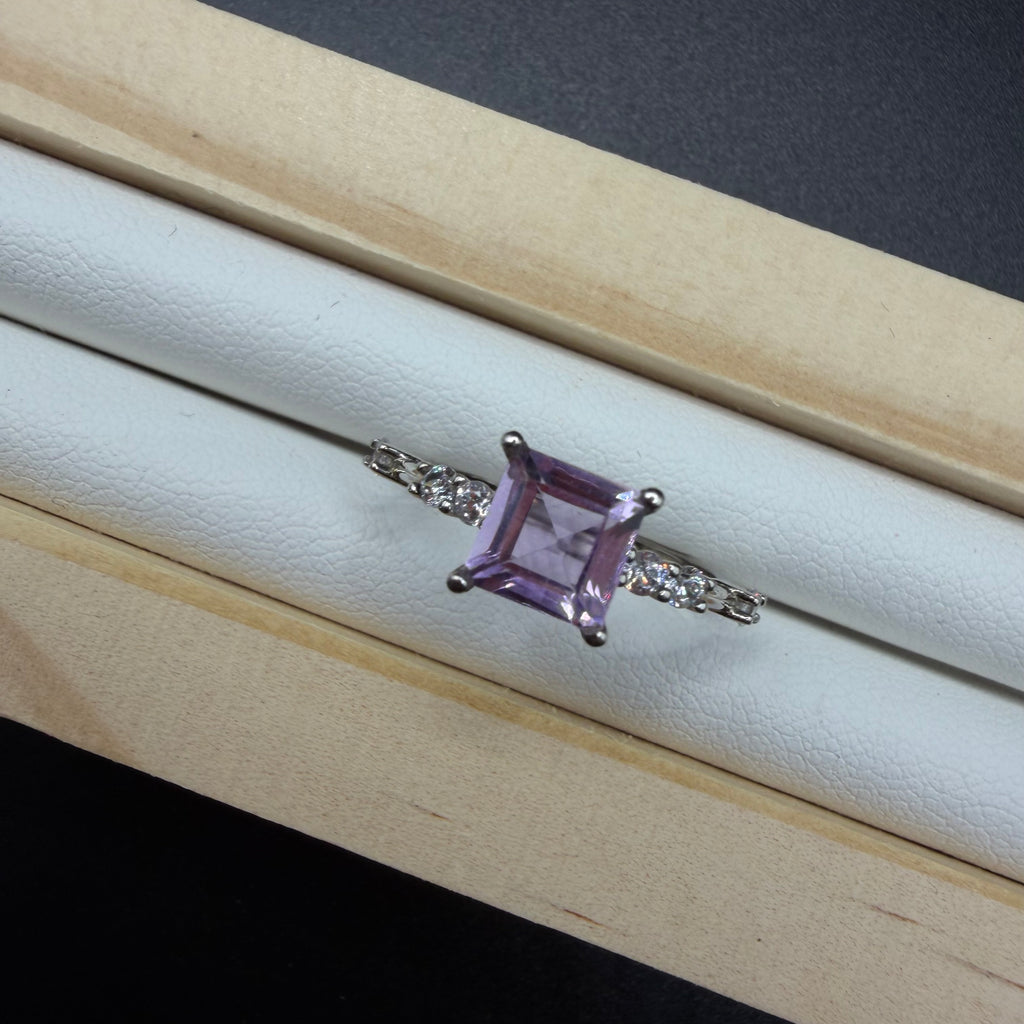 Amethyst S925 Adjustable Ring