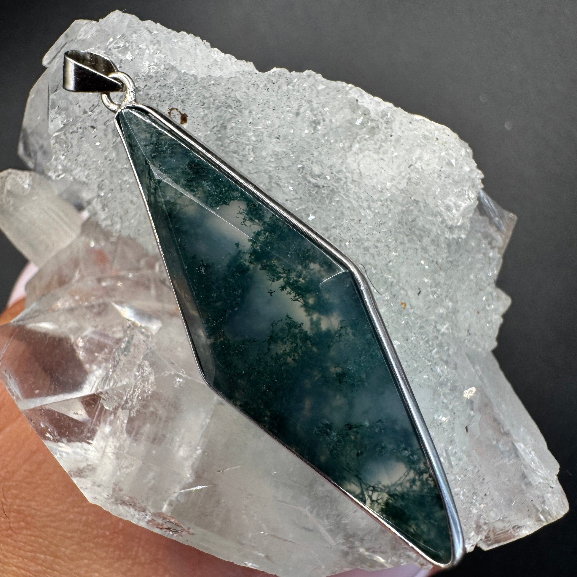 Moss Agate Necklace S925