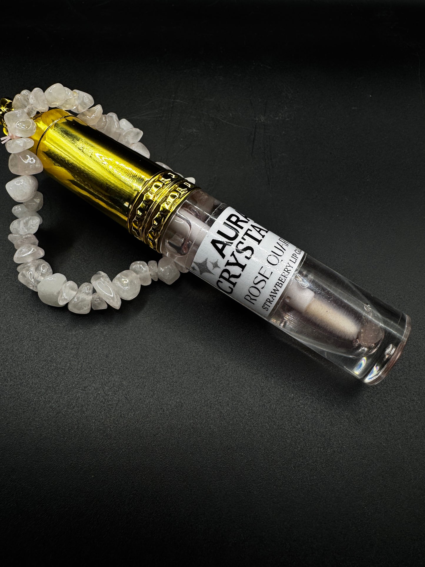 Rose Quartz Lip and Bracelet Bundle