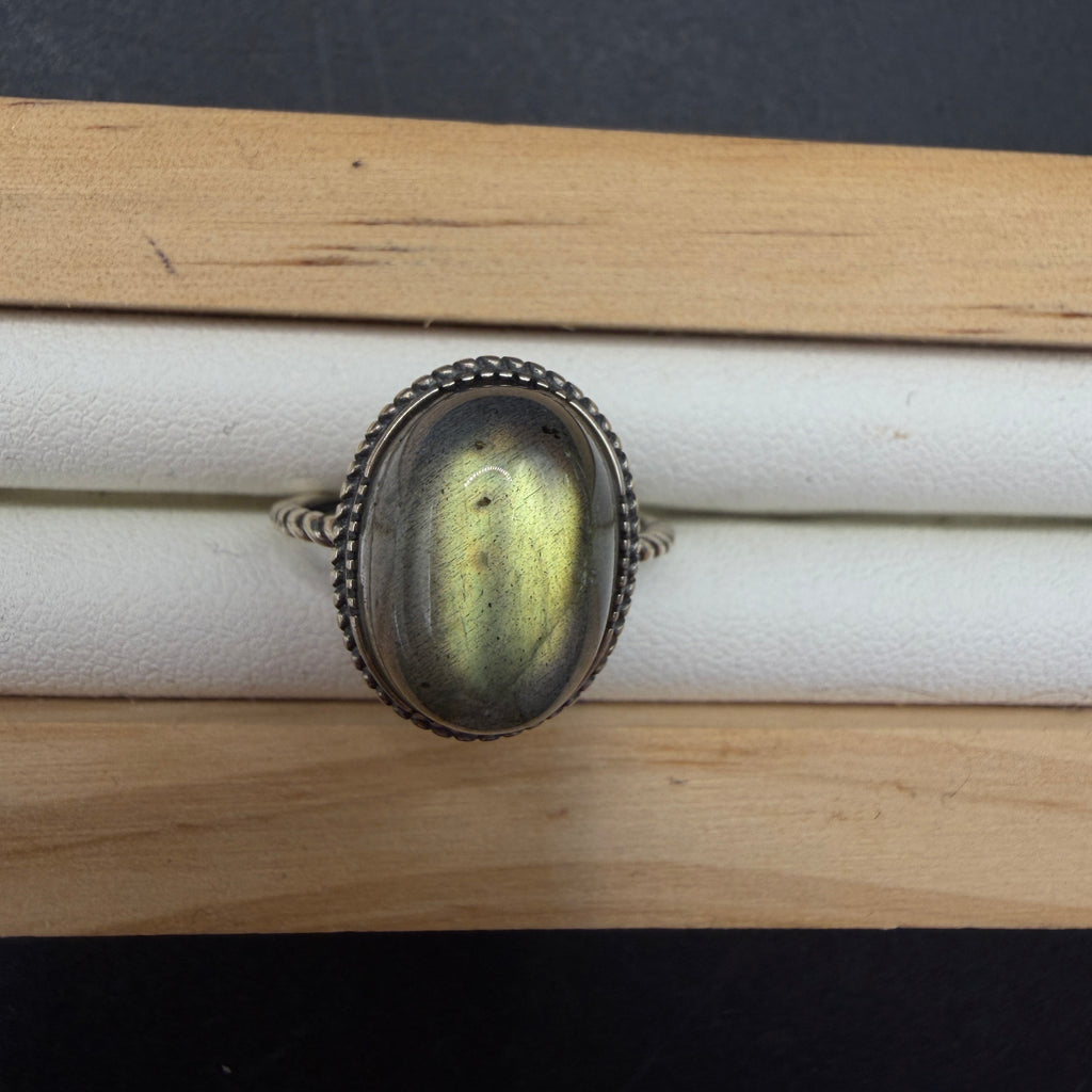 Labradorite S925 Adjustable Ring