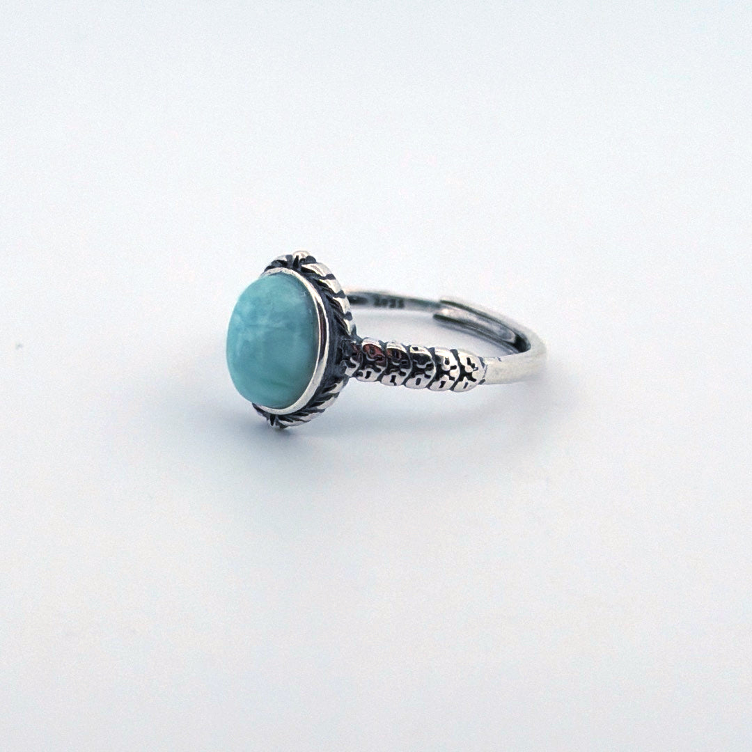 Larimar S925 Adjustable Ring