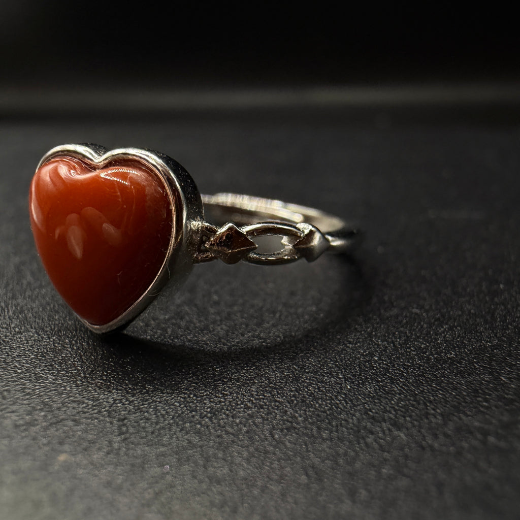 Carnelian S925 Adjustable Ring