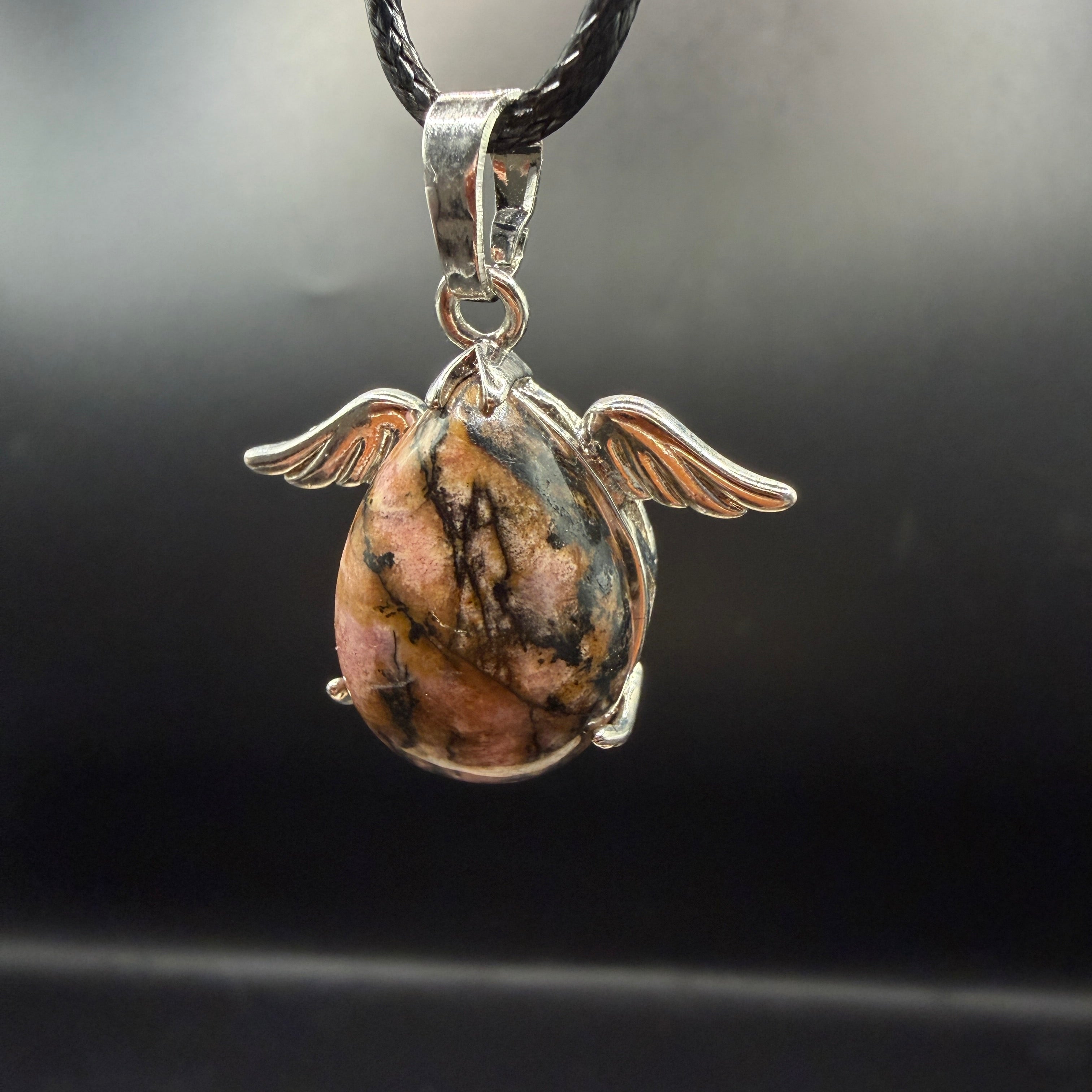 Rhodonite Wings Necklace