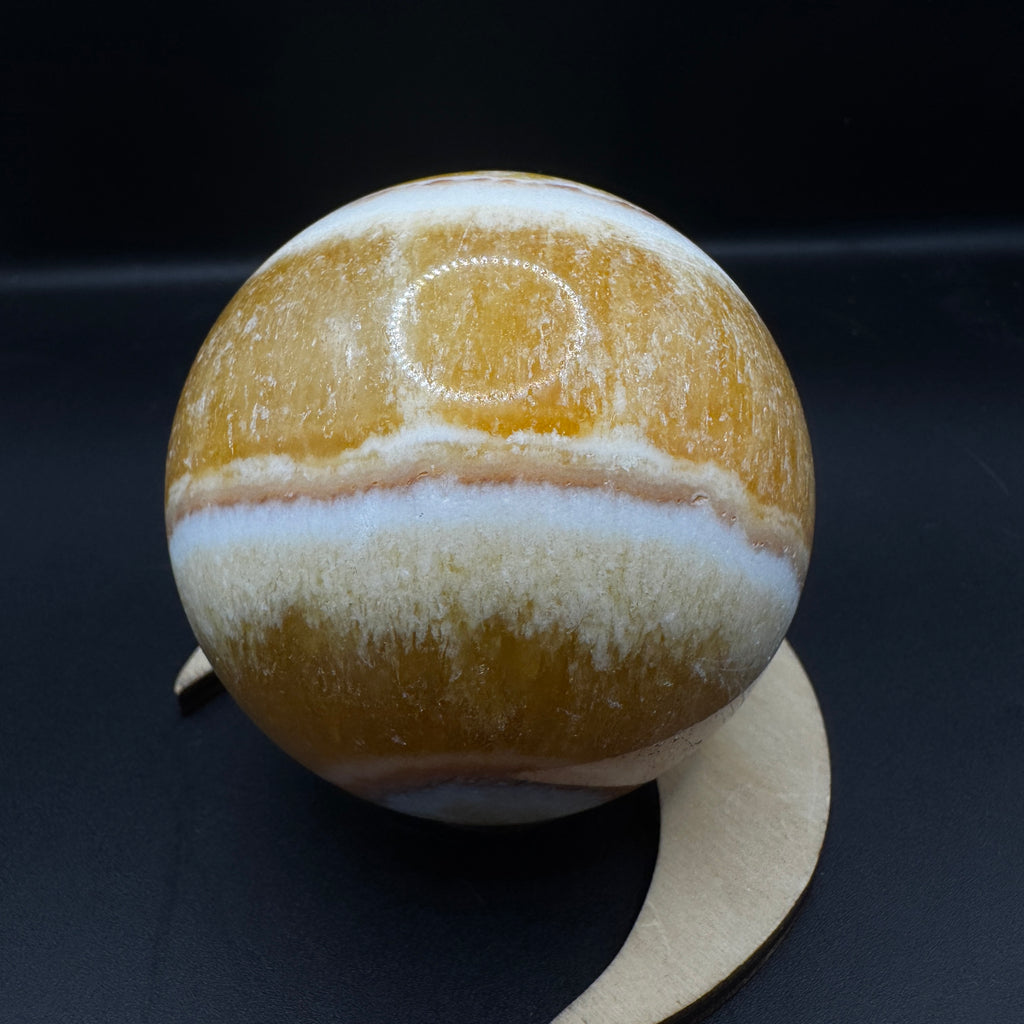 Orange Calcite Sphere