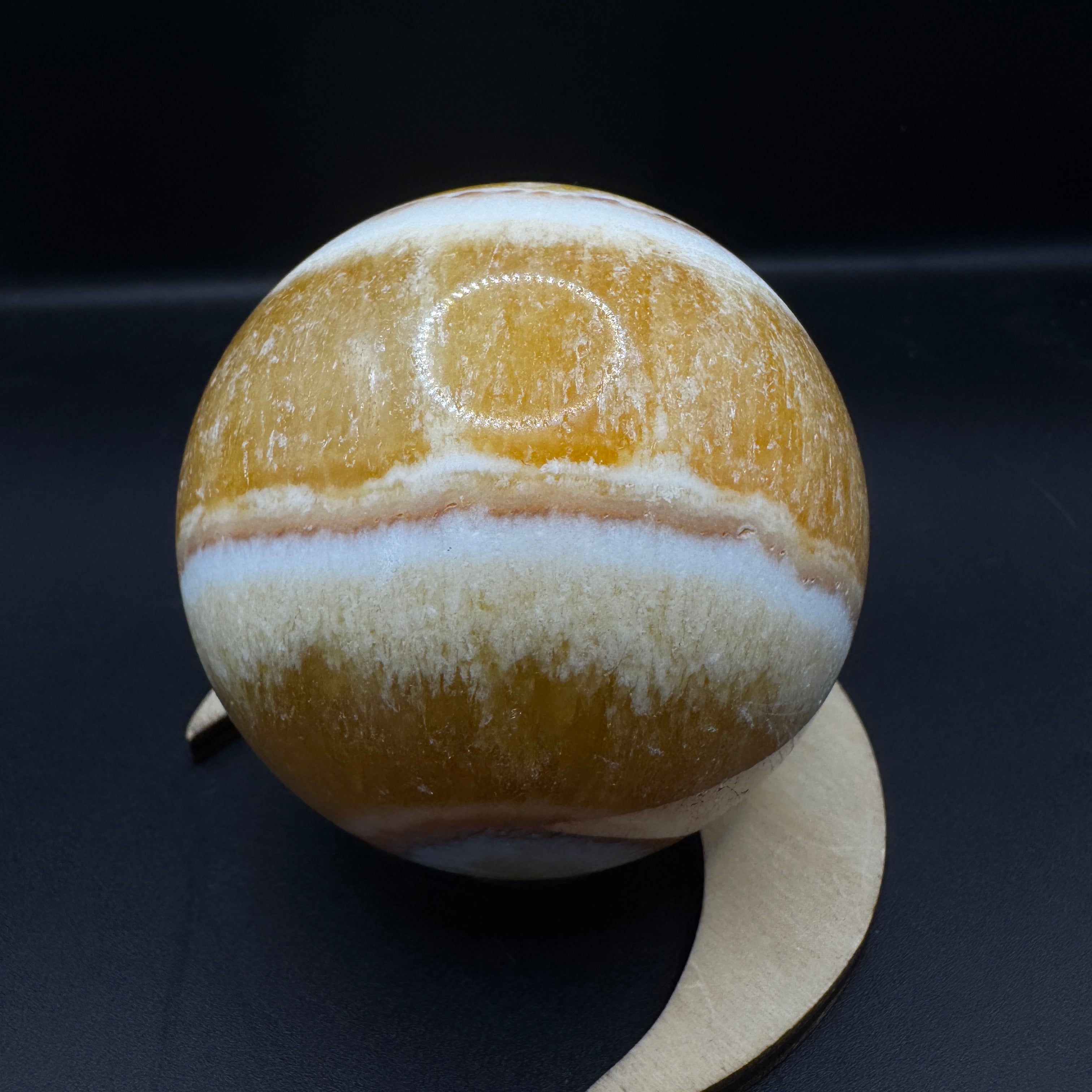 Orange Calcite Sphere