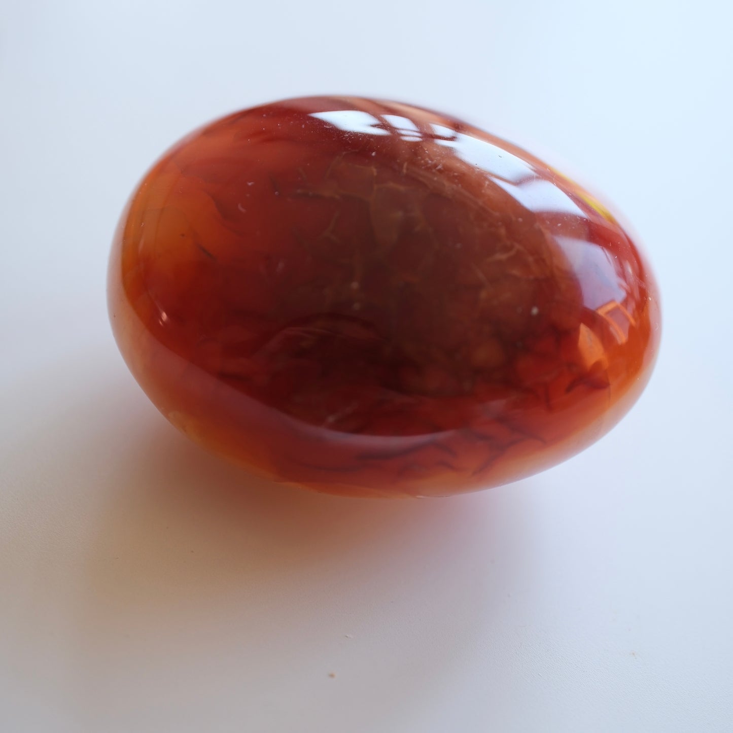 Carnelian Palm Stone