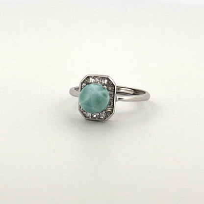 Larimar S925 Adjustable Ring