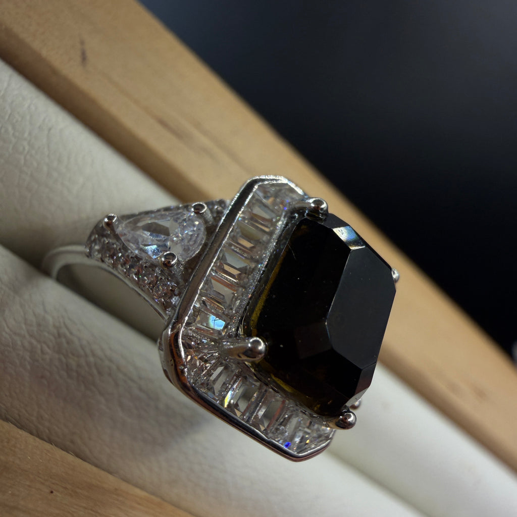 Cintamani Stone Saffordite S925 Certified Ring