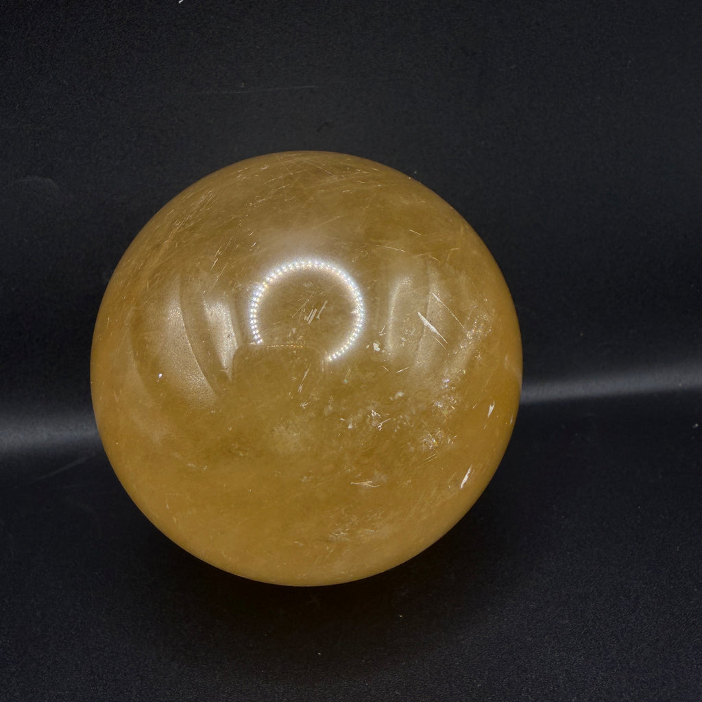 Honey Calcite Sphere