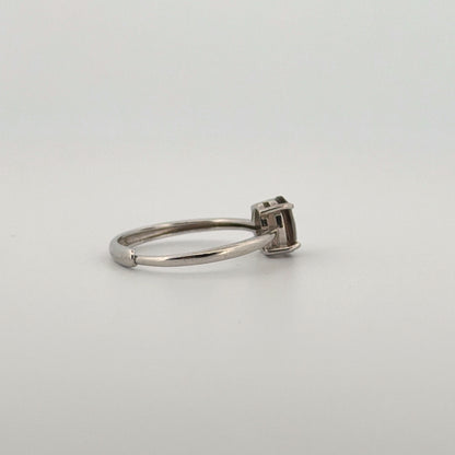 Smokey Quartz S925 Adjustable Ring