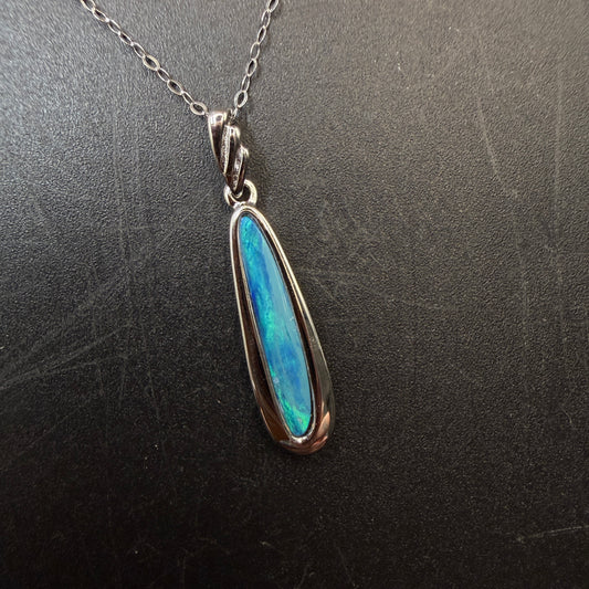 Australian Boulder Opal S925 Necklace