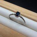 Sapphire S925 Adjustable Ring