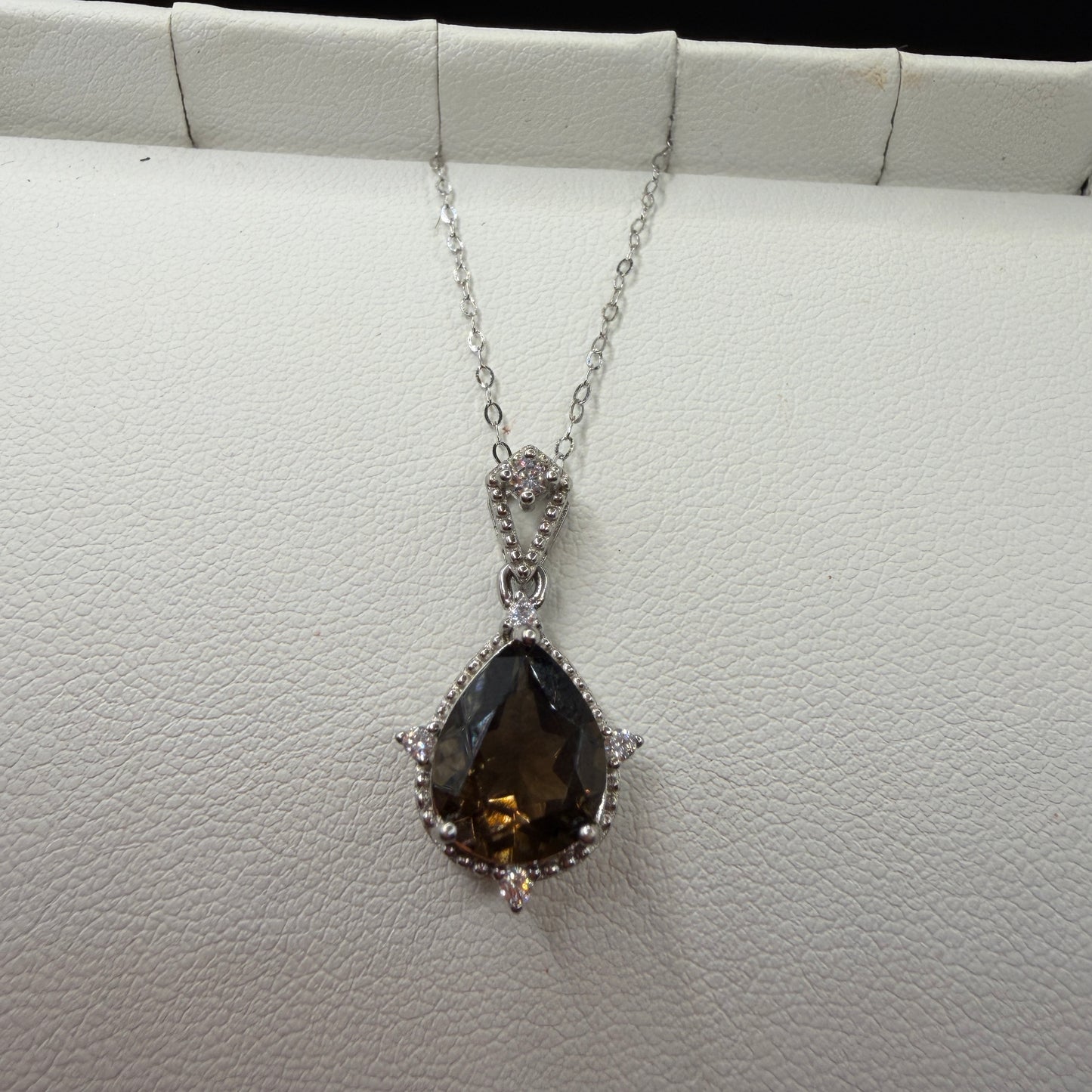 Smokey Quartz S925 Necklace