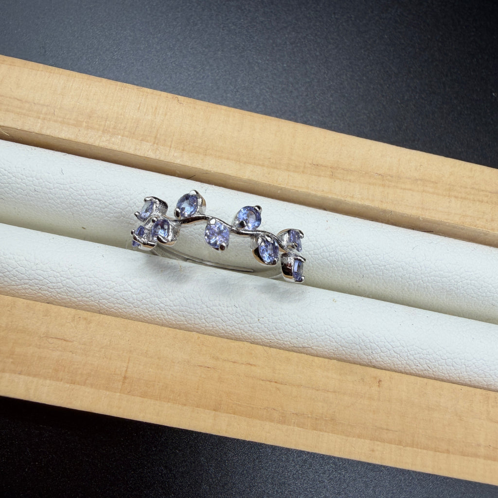 Tanzanite S925 Adjustable Ring