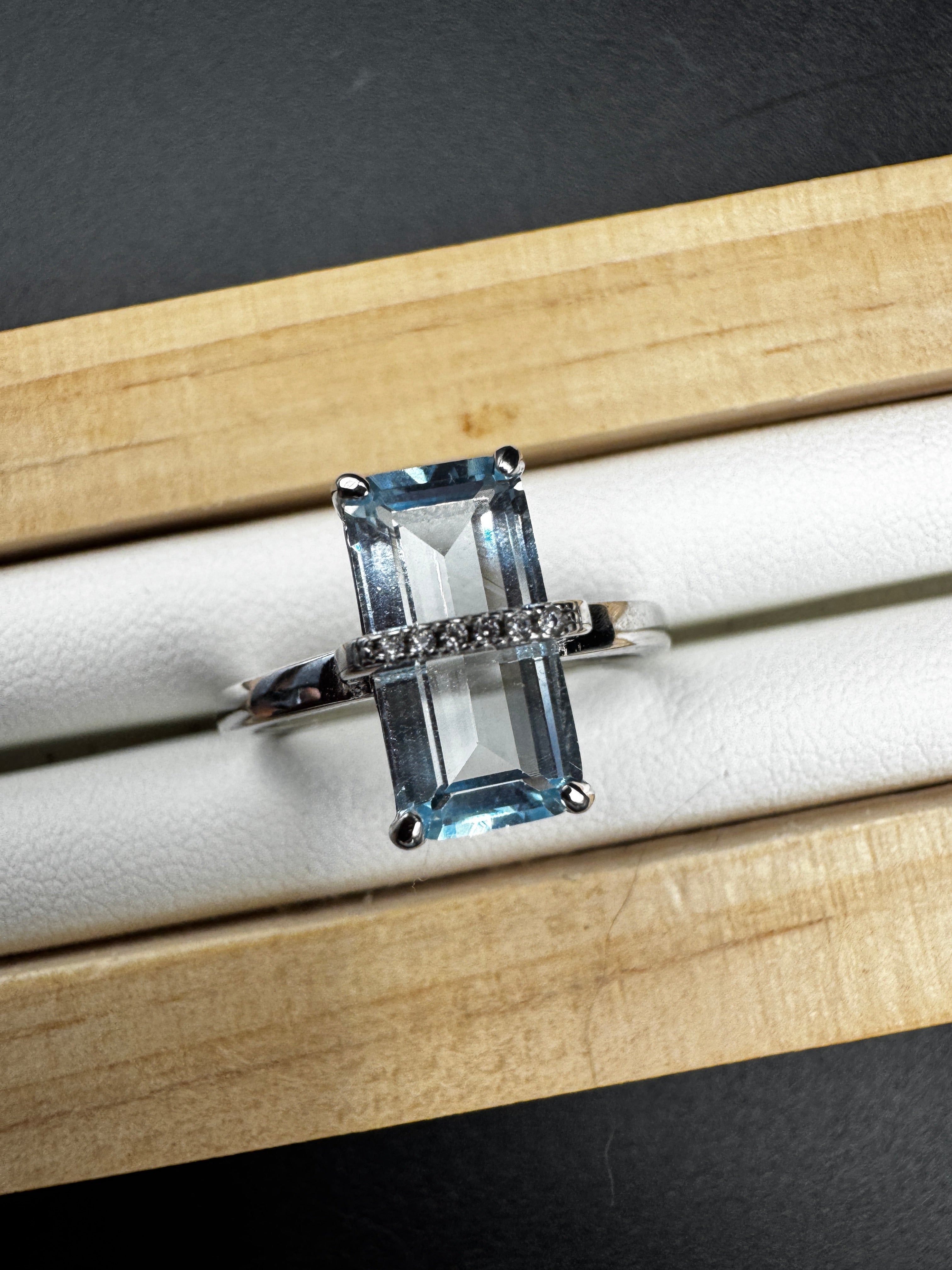 Blue Topaz Ring
