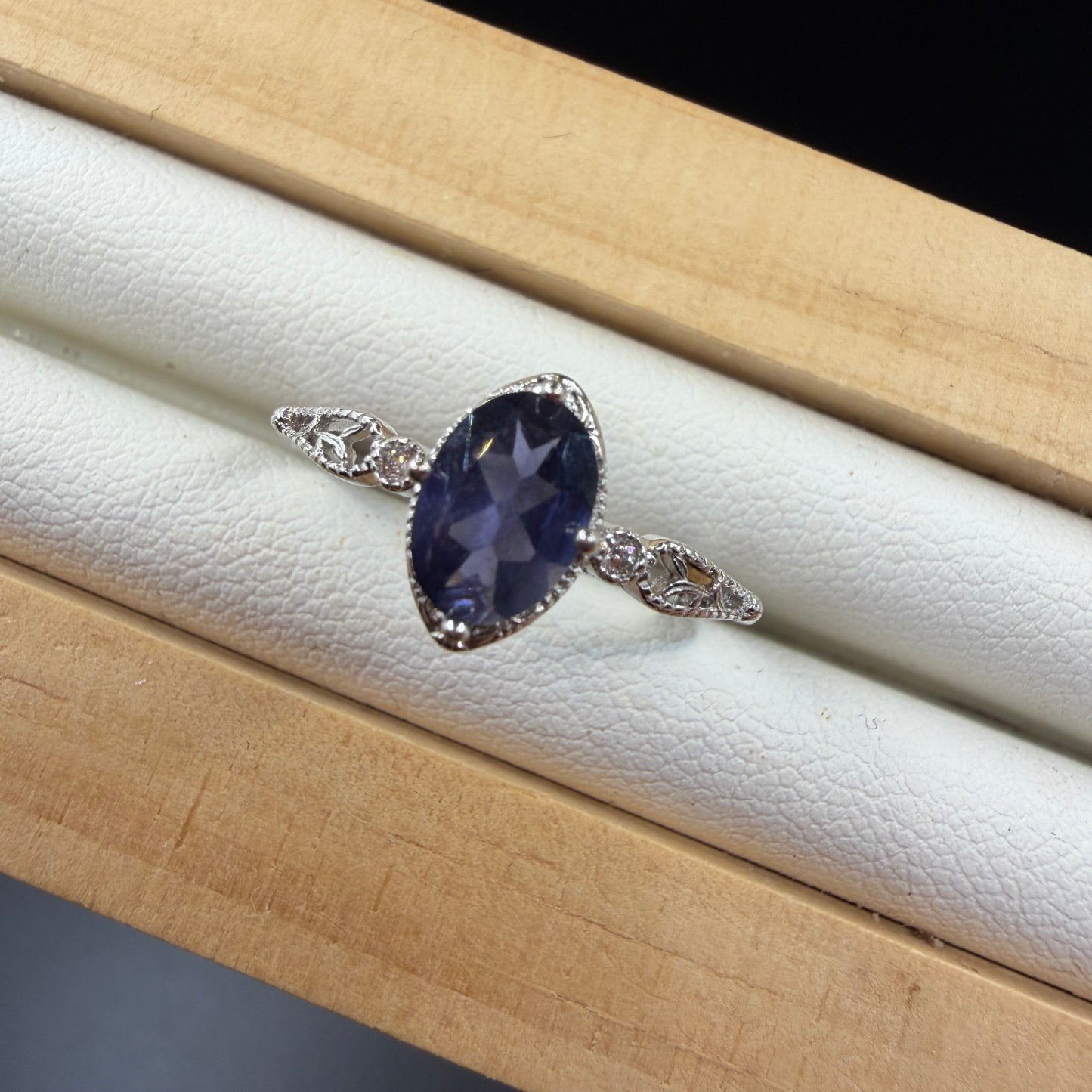 Tanzanite S925 Adjustable Ring
