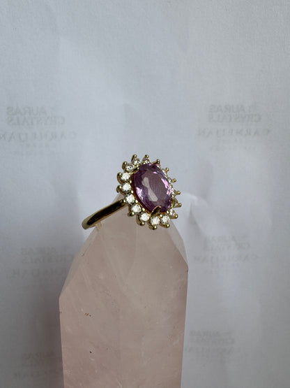 Gold Amethyst Ring 2