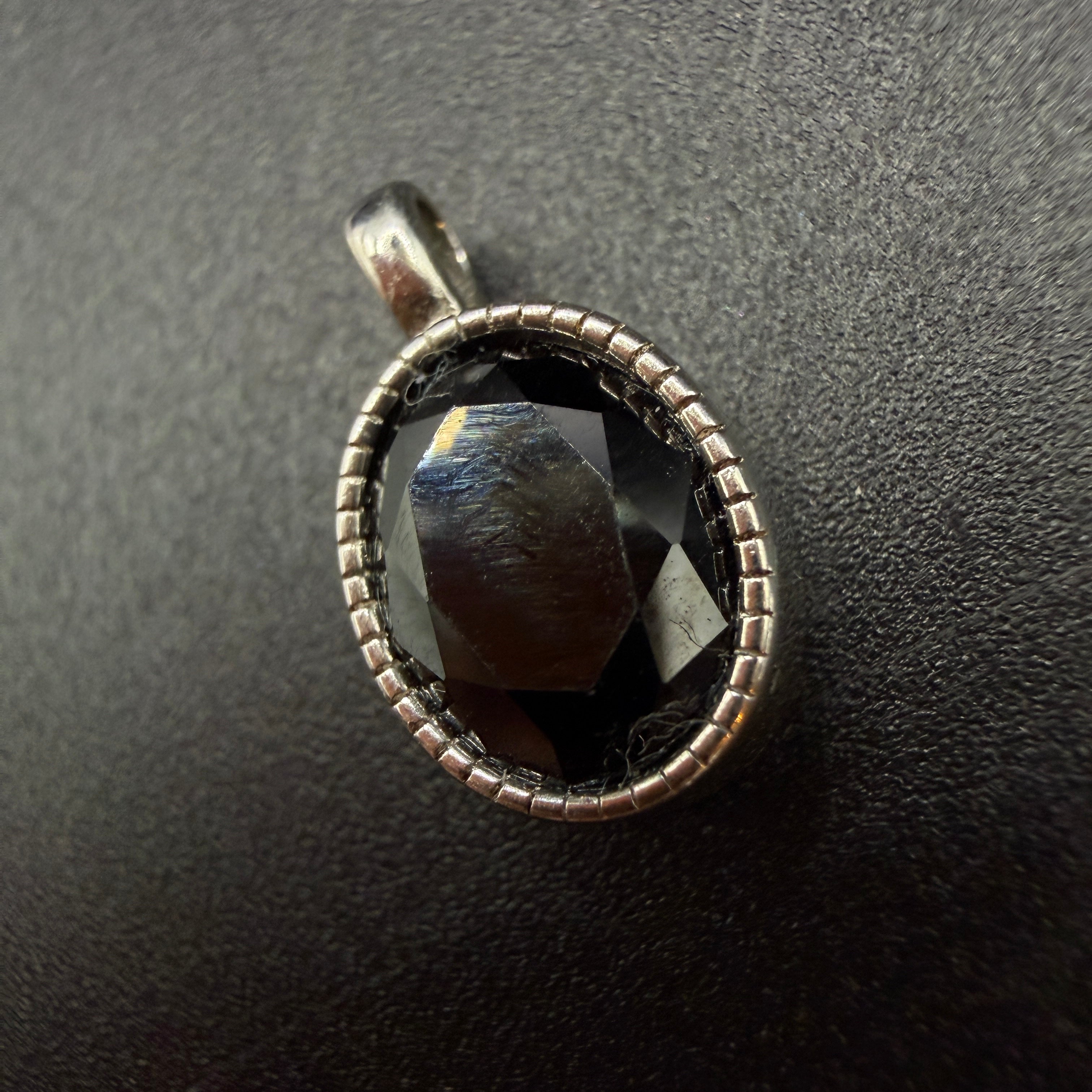 Black Spinel S925 Necklace