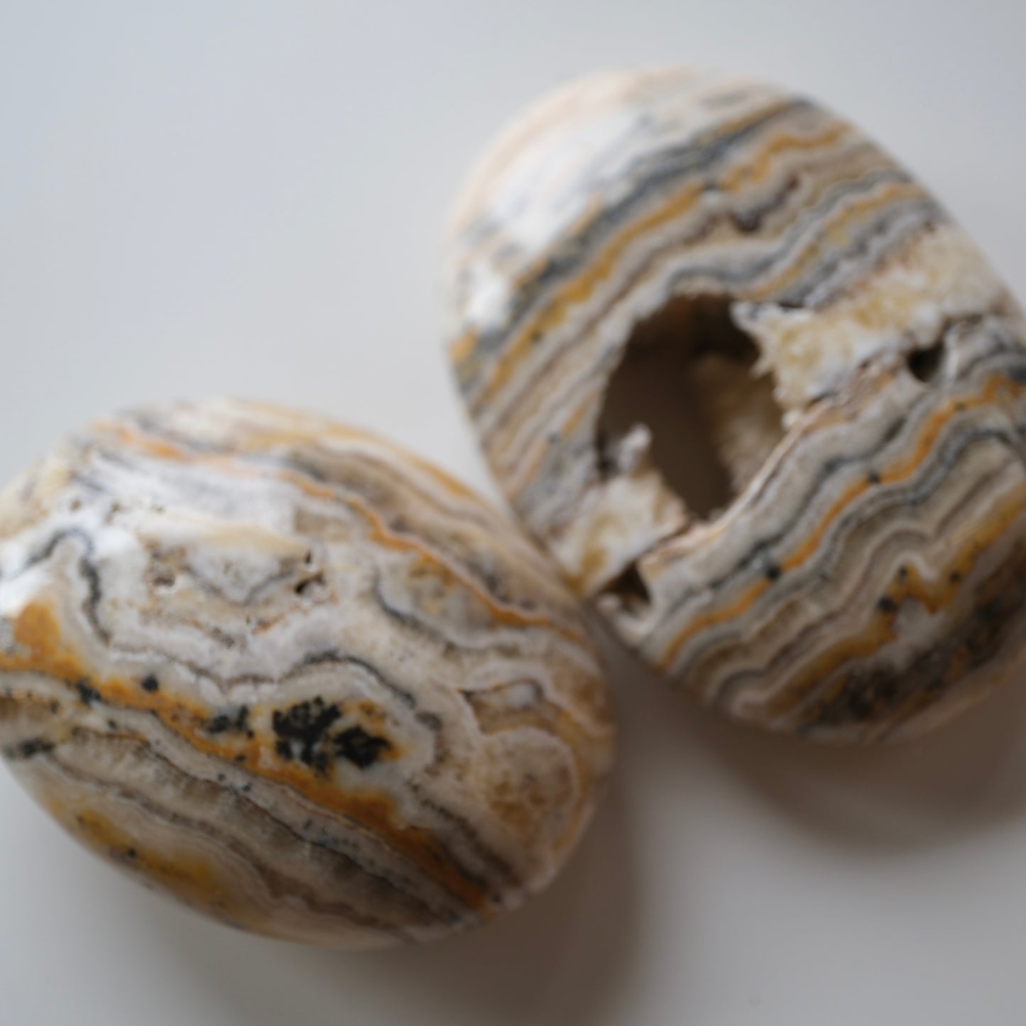 Bumblebee Jasper Palm Stone