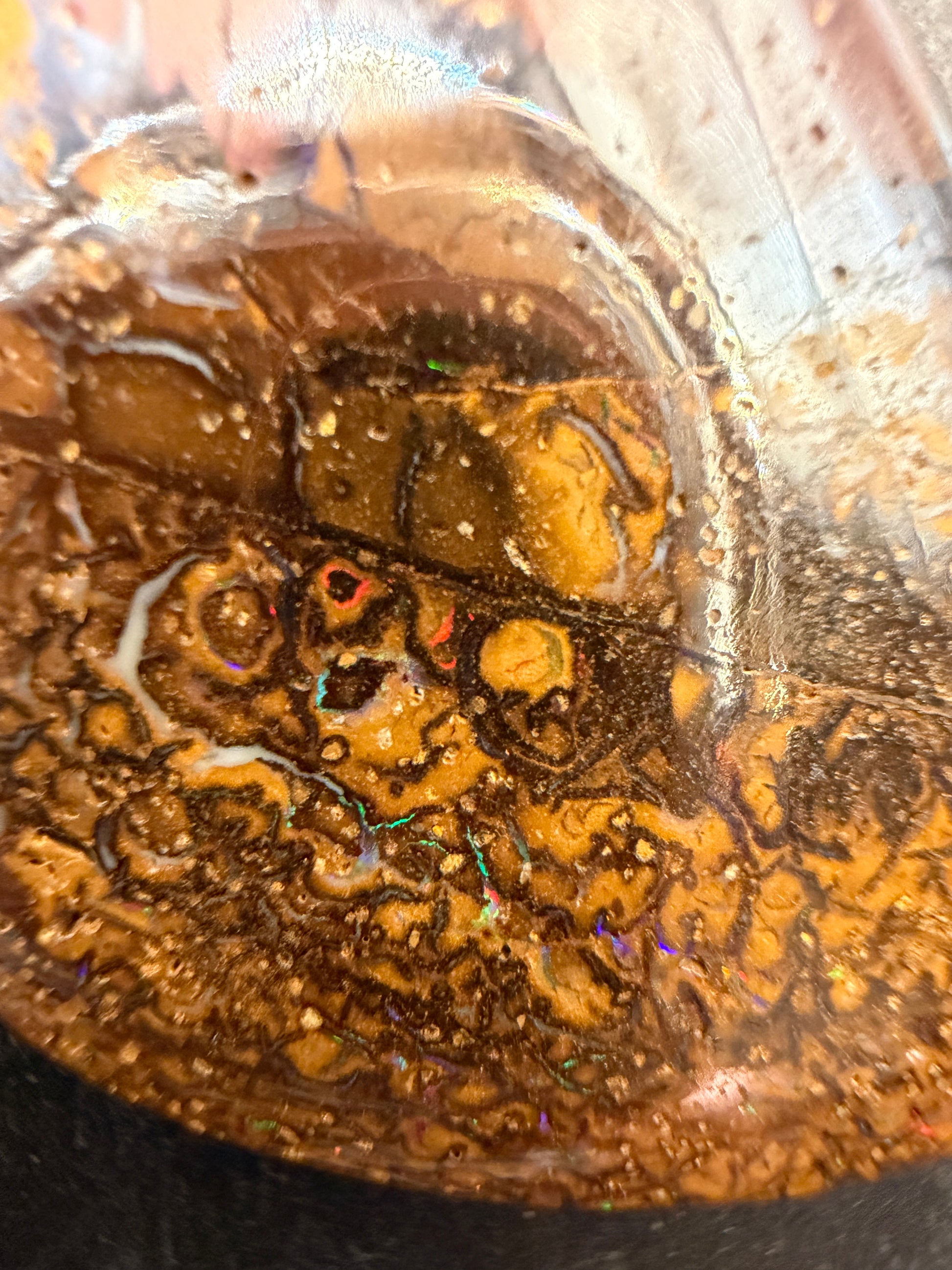 Solid Tribal Queensland Boulder Opal Necklace